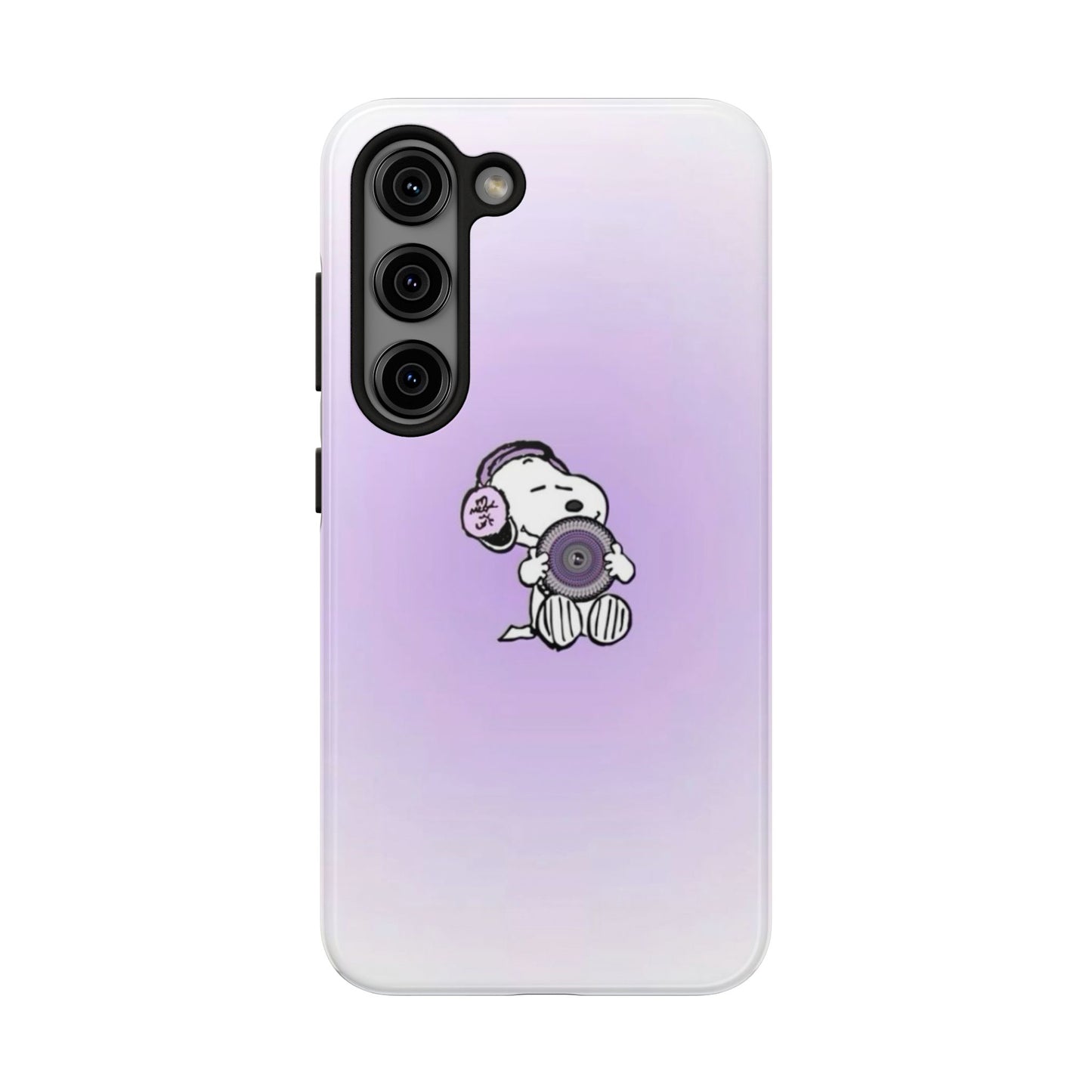 Snoopy Music Lover Phone Case, Cute Tough Phone Case, Gifts for Music Lovers, Cartoon Phone Covers, Vibrant Phone Accessories