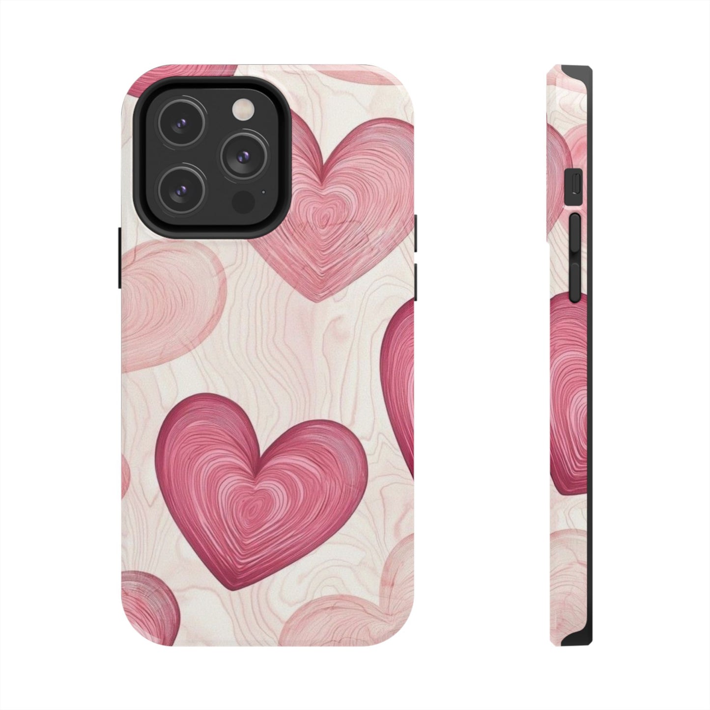 Romantic Heart Phone Cases - Cute, Durable Covers for Valentine's Day, Gift for Her, Love Decor, Phone Accessories