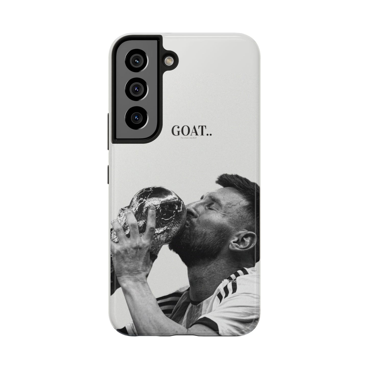 Soccer GOAT Phone Case, Tough Phone Case, Sports Accessory, Gift for Soccer Fans, Mens Birthday Gift, Unique Phone Cover