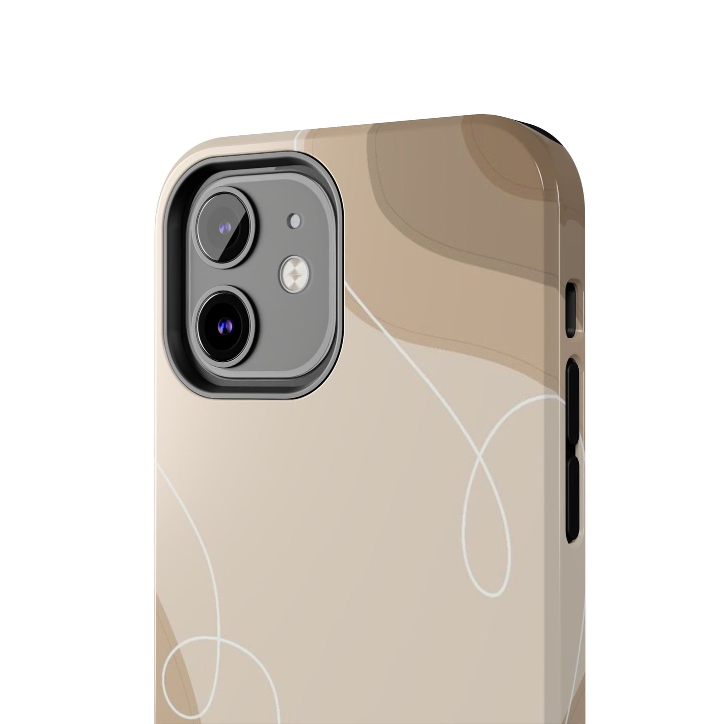 Abstract Wave Tough Phone Cases, Modern Phone Covers, Stylish Protective Cases, Gift for Her, Minimalist Design