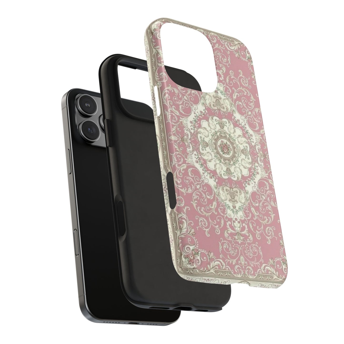 Elegant Floral Tough Phone Cases, Stylish Phone Covers, Durable Tech Accessories, Decorative Phone Protection, Trendy Gift for Her