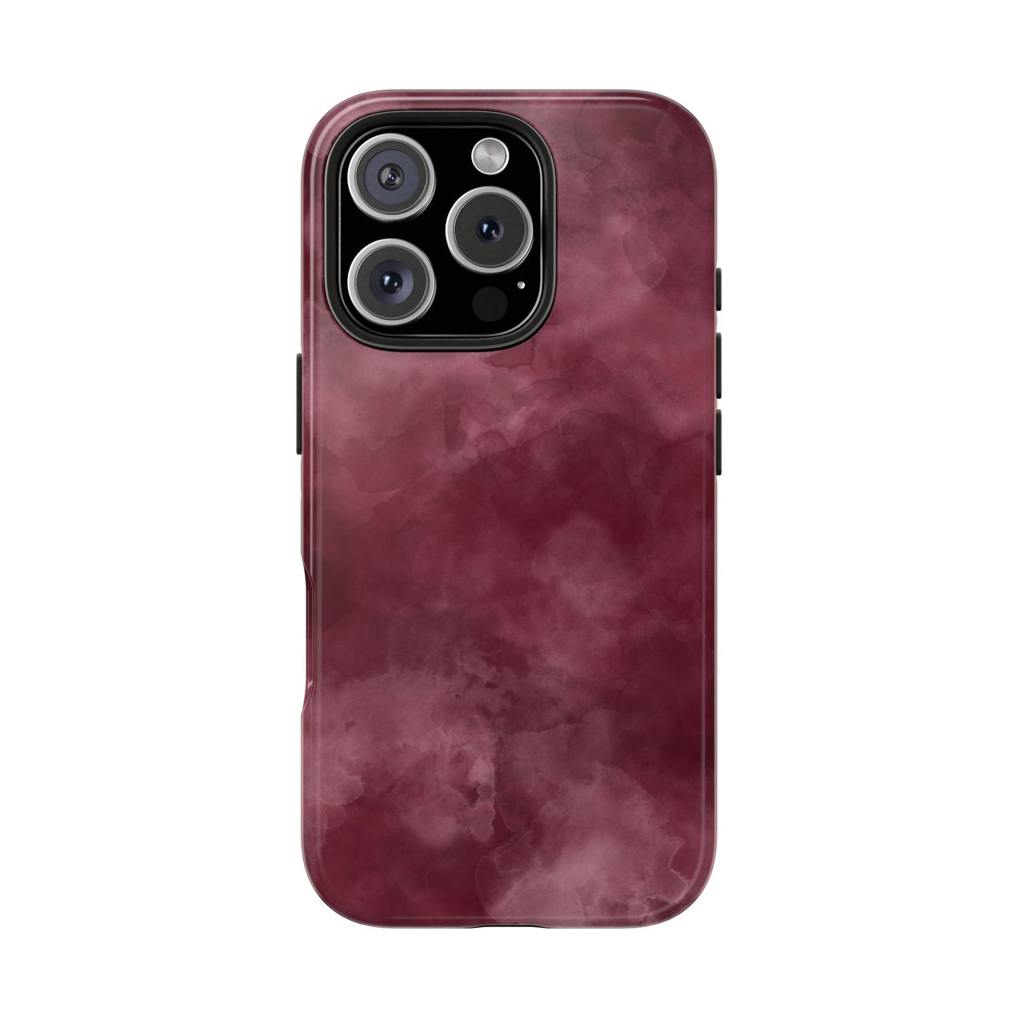Elegant Burgundy Tough Phone Cases, Stylish Phone Cover, Durable Phone Protector, Unique Gift, Trendy Tech Accessories