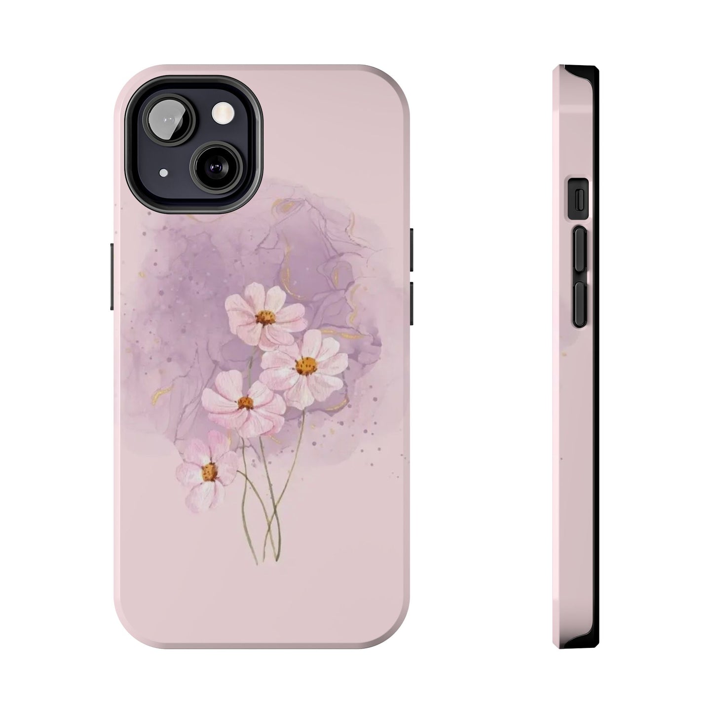 Floral Tough Phone Cases, Protective Phone Cover, Flower Design Case, Stylish Gift for Her, Mother’s Day, Birthday Present