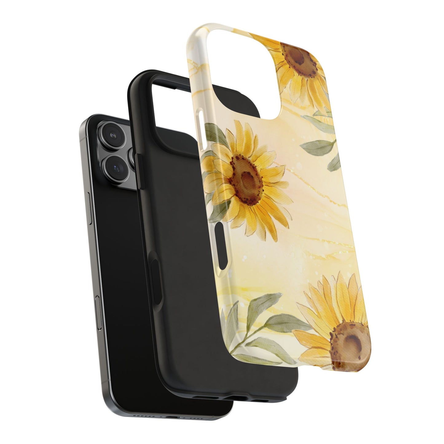 Sunflower Tough Phone Case - Floral Phone Cover, Fall Gift, Durable Phone Case, Stylish Accessory, Nature Lover Gift