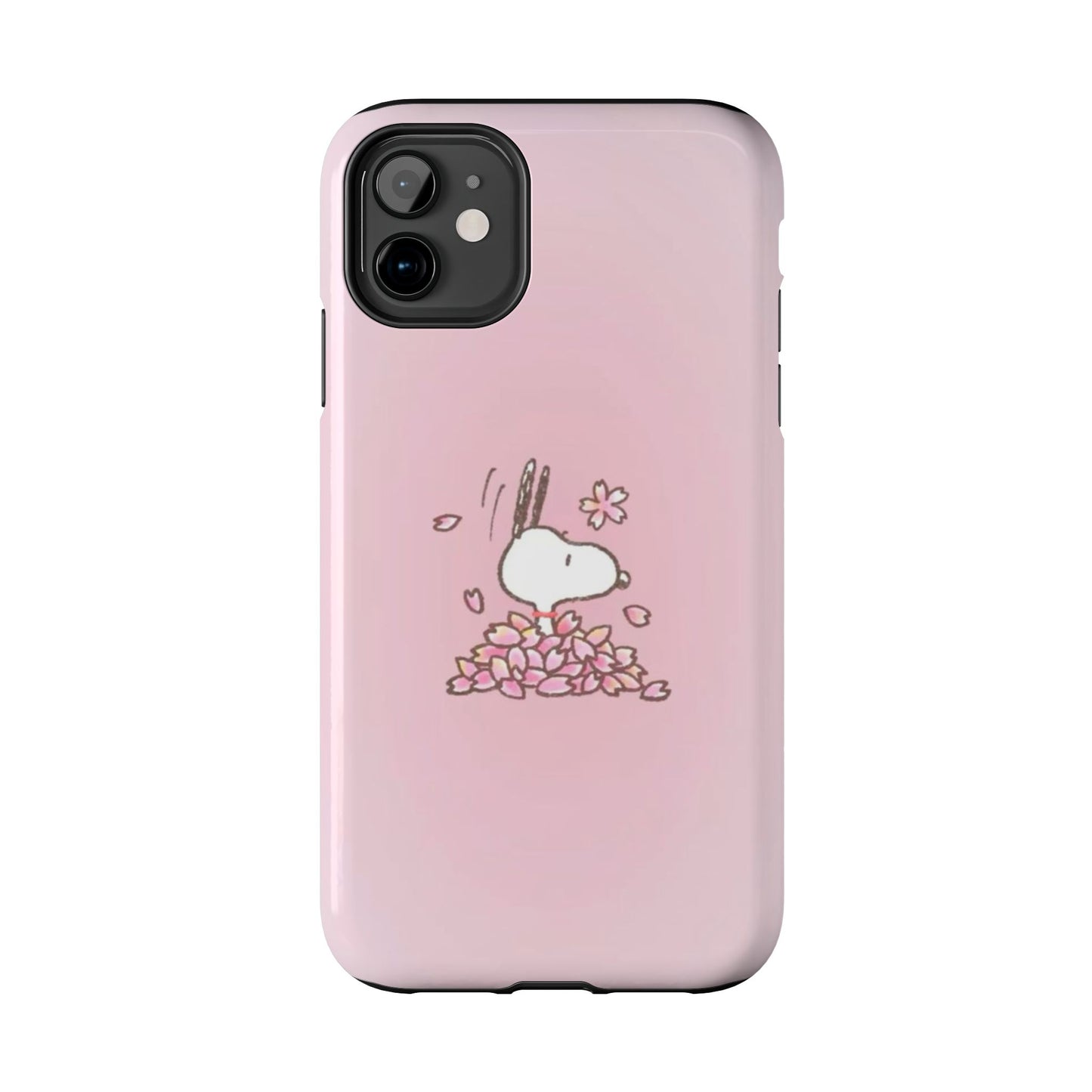 Cute Bunny Floral Tough Phone Cases, Spring Accessories, Gift for Her, Durable Cell Case, Pet Lovers, Unique Spring Decor