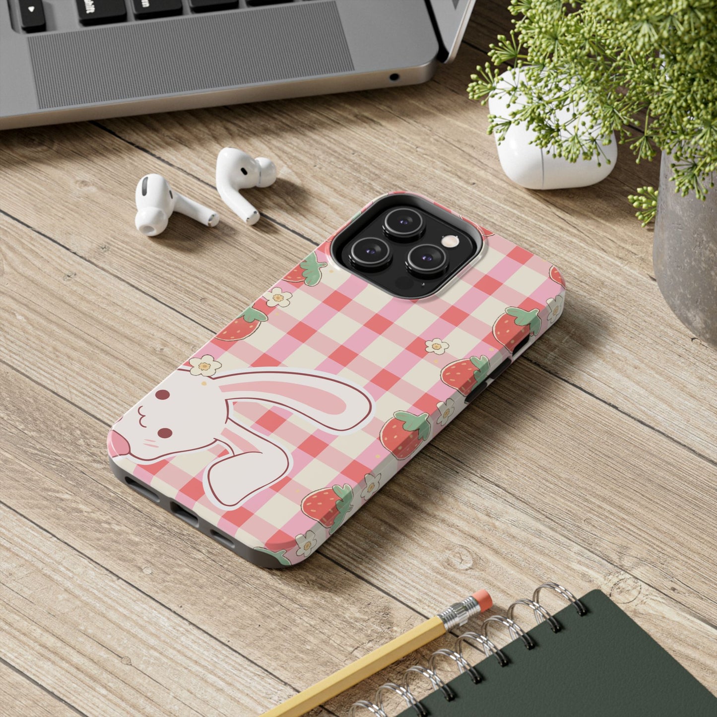Cute Strawberry Bunny Phone Case