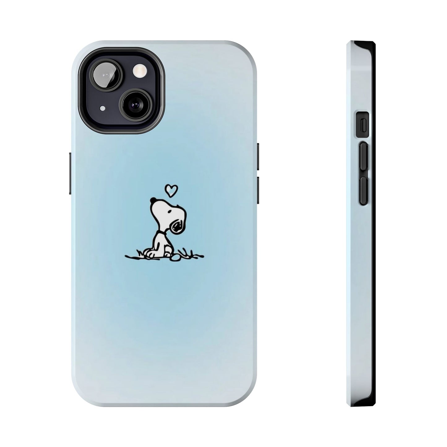 Snoopy Love Tough Phone Cases, Durable Phone Covers for Dog Lovers, Cute Gift for Birthdays, Valentine's Day, Pet Enthusiasts