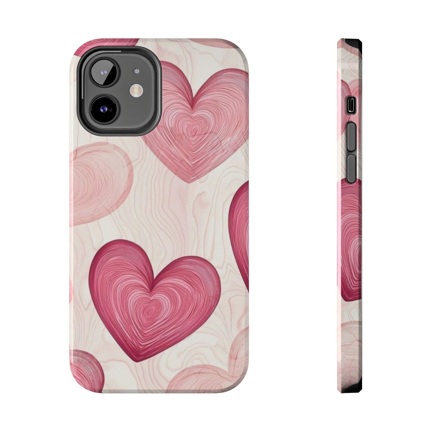 Romantic Heart Phone Cases - Cute, Durable Covers for Valentine's Day, Gift for Her, Love Decor, Phone Accessories
