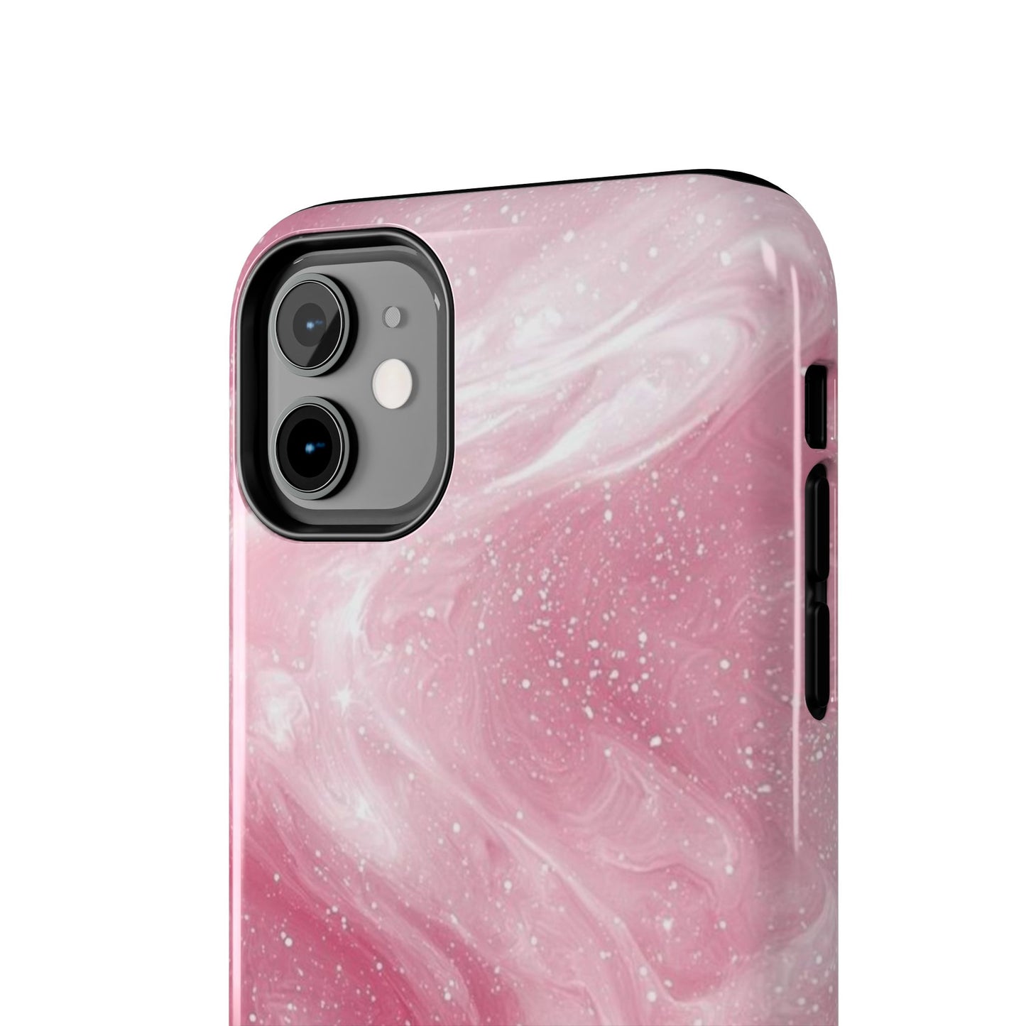 Stylish Tough Phone Cases - Pink Marble Design, Phone Cover for Women, Durable Protection, Trendy Gift, Birthday Present, Everyday Use