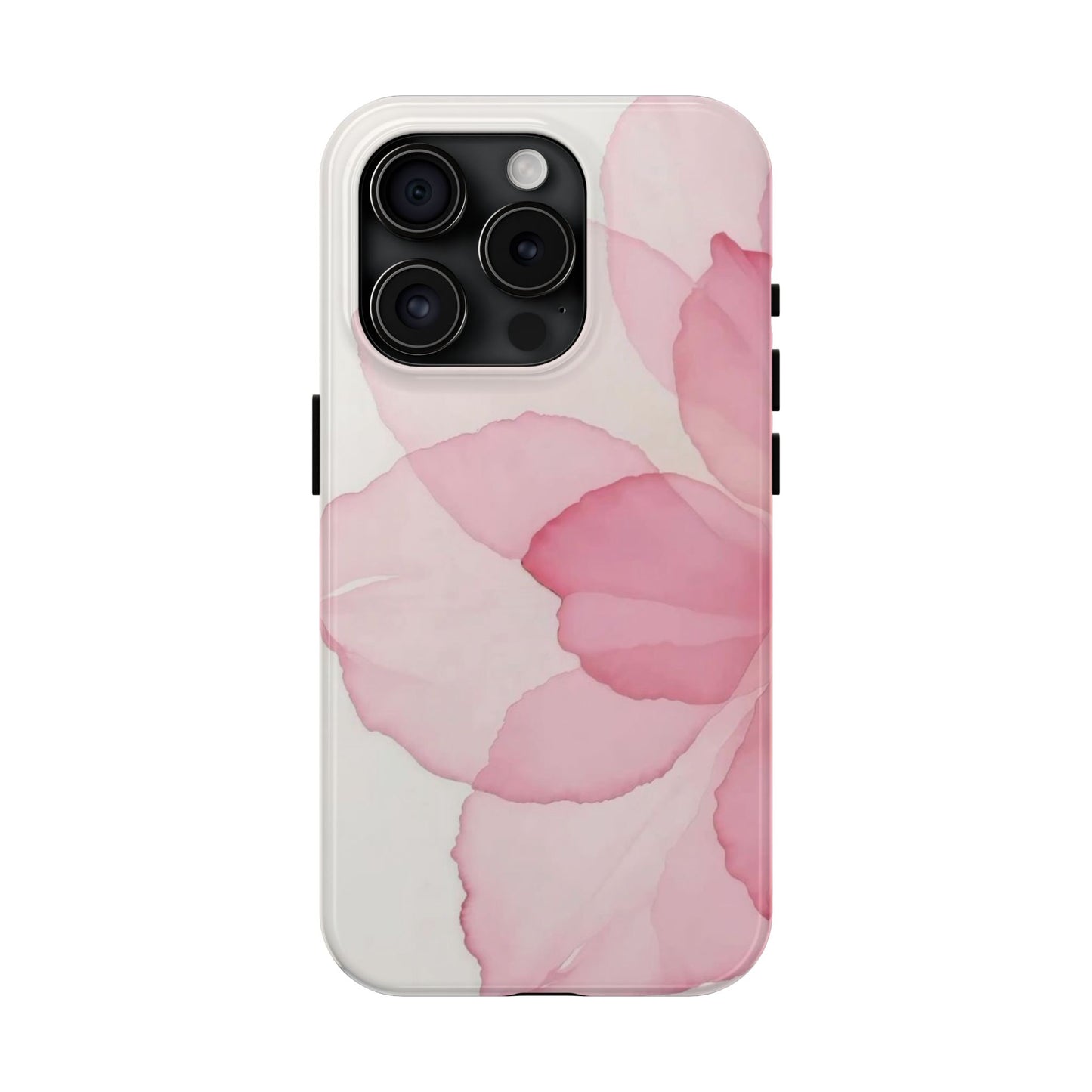 Floral Tough Phone Cases, Durable Phone Cover, Pink Flower Design, Gift for Her, Elegant Phone Accessory, Protect Your Phone