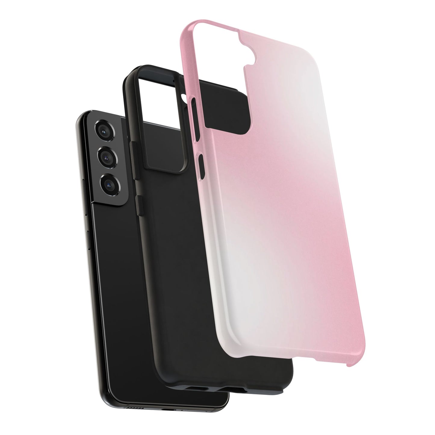 Stylish Tough Phone Cases, Durable Phone Covers, Pink Gradient Phone Case, Gift for Her, Trendy Phone Accessories