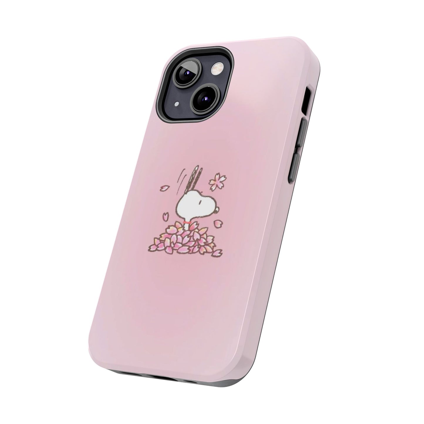 Cute Bunny Floral Tough Phone Cases, Spring Accessories, Gift for Her, Durable Cell Case, Pet Lovers, Unique Spring Decor