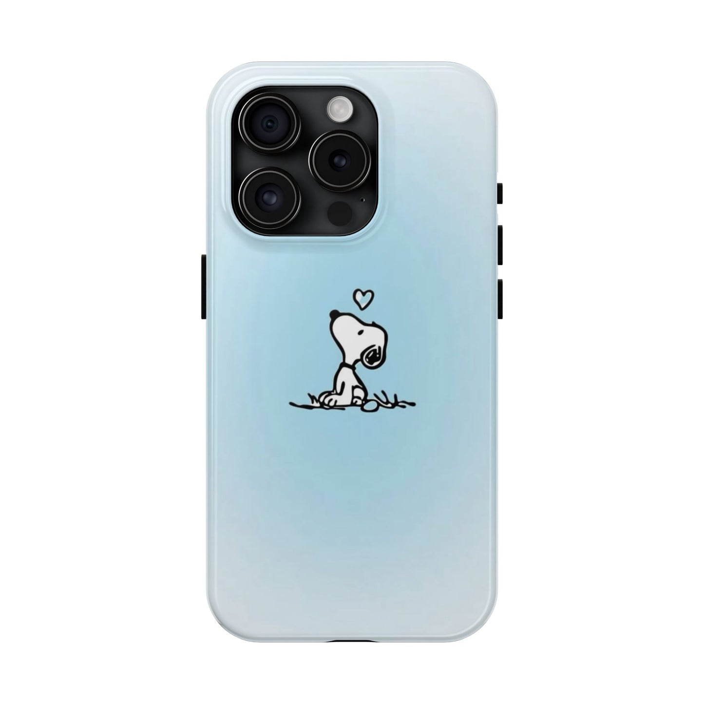 Snoopy Love Tough Phone Cases, Durable Phone Covers for Dog Lovers, Cute Gift for Birthdays, Valentine's Day, Pet Enthusiasts