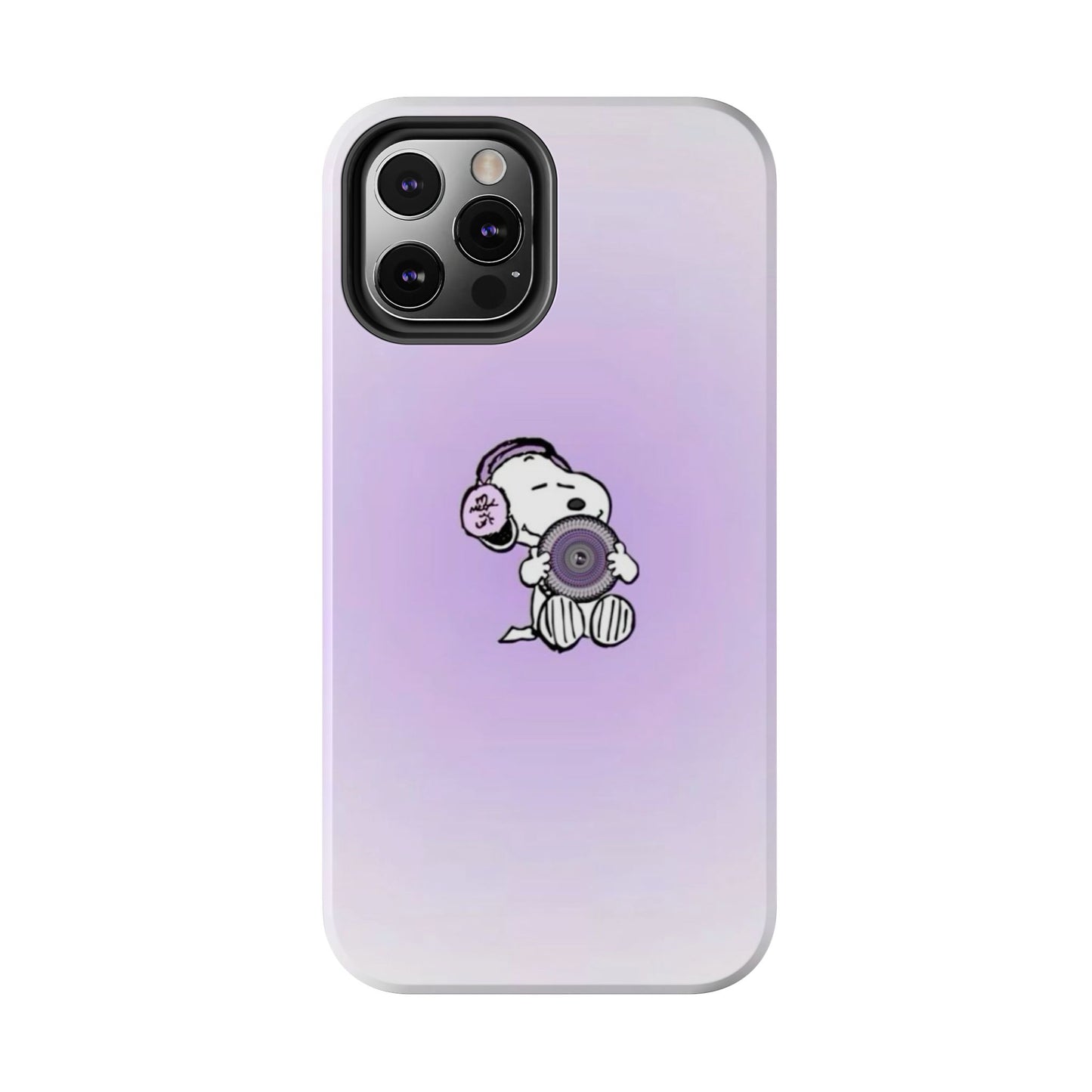 Snoopy Music Lover Phone Case, Cute Tough Phone Case, Gifts for Music Lovers, Cartoon Phone Covers, Vibrant Phone Accessories