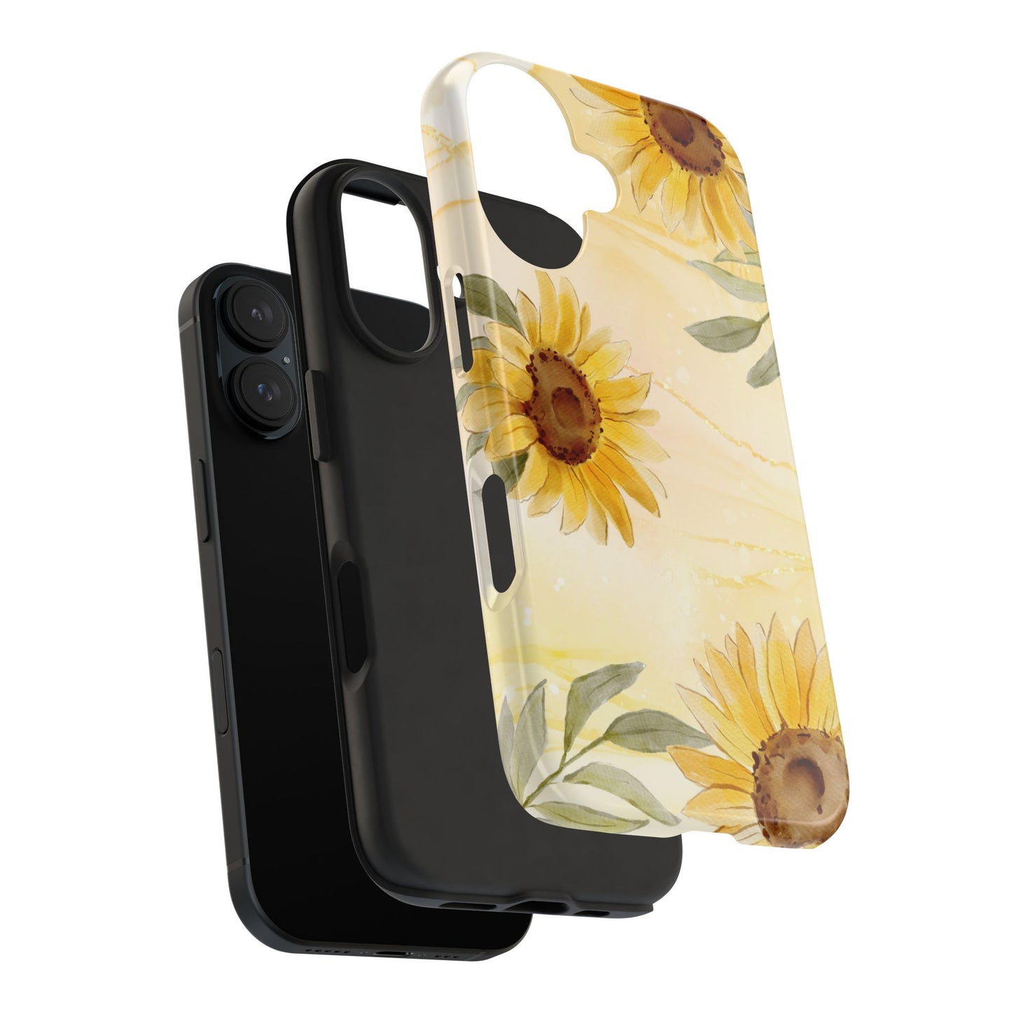 Sunflower Tough Phone Case - Floral Phone Cover, Fall Gift, Durable Phone Case, Stylish Accessory, Nature Lover Gift