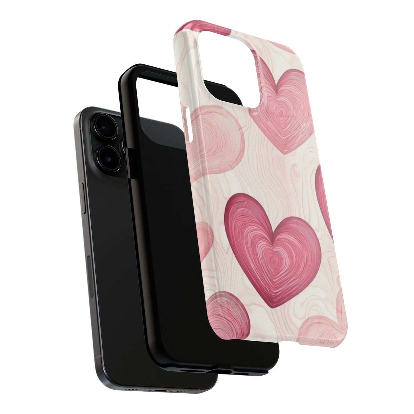 Romantic Heart Phone Cases - Cute, Durable Covers for Valentine's Day, Gift for Her, Love Decor, Phone Accessories