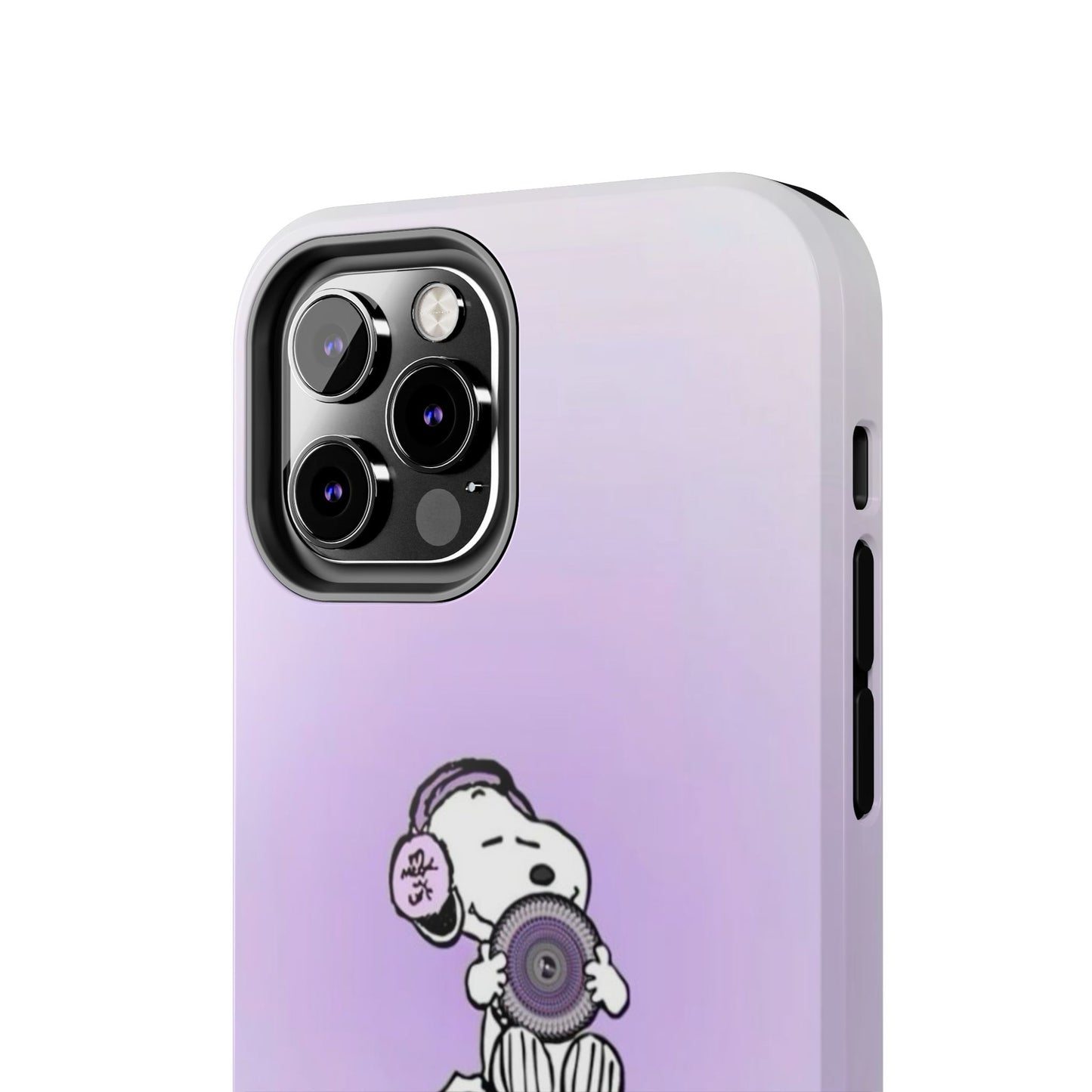 Snoopy Music Lover Phone Case, Cute Tough Phone Case, Gifts for Music Lovers, Cartoon Phone Covers, Vibrant Phone Accessories