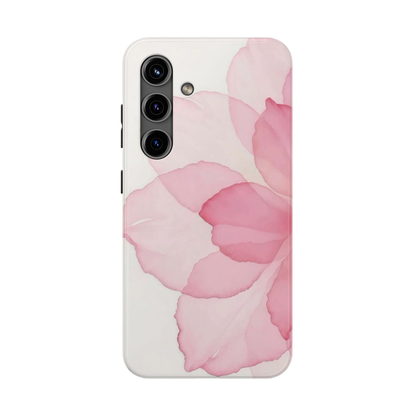 Floral Tough Phone Cases, Durable Phone Cover, Pink Flower Design, Gift for Her, Elegant Phone Accessory, Protect Your Phone