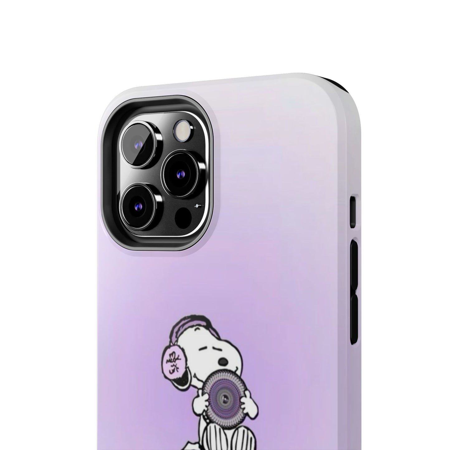 Snoopy Music Lover Phone Case, Cute Tough Phone Case, Gifts for Music Lovers, Cartoon Phone Covers, Vibrant Phone Accessories