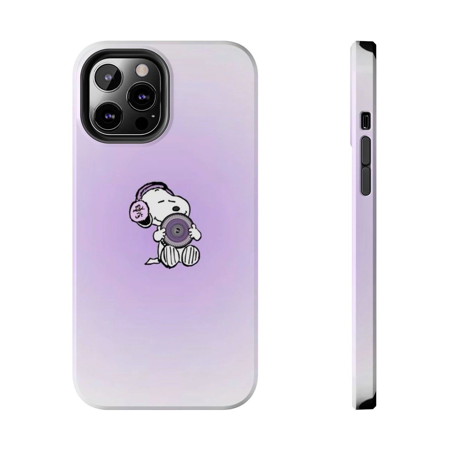 Snoopy Music Lover Phone Case, Cute Tough Phone Case, Gifts for Music Lovers, Cartoon Phone Covers, Vibrant Phone Accessories