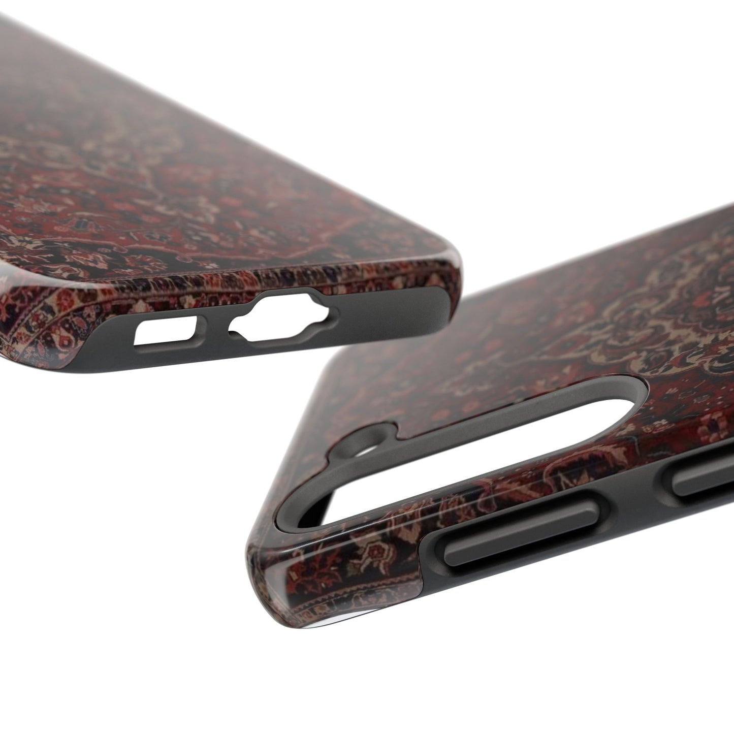 Bohemian Rug Pattern Tough Phone Case, Boho Chic Accessory, Stylish Phone Protection, Unique Gift Idea, Trendy Tech Gear