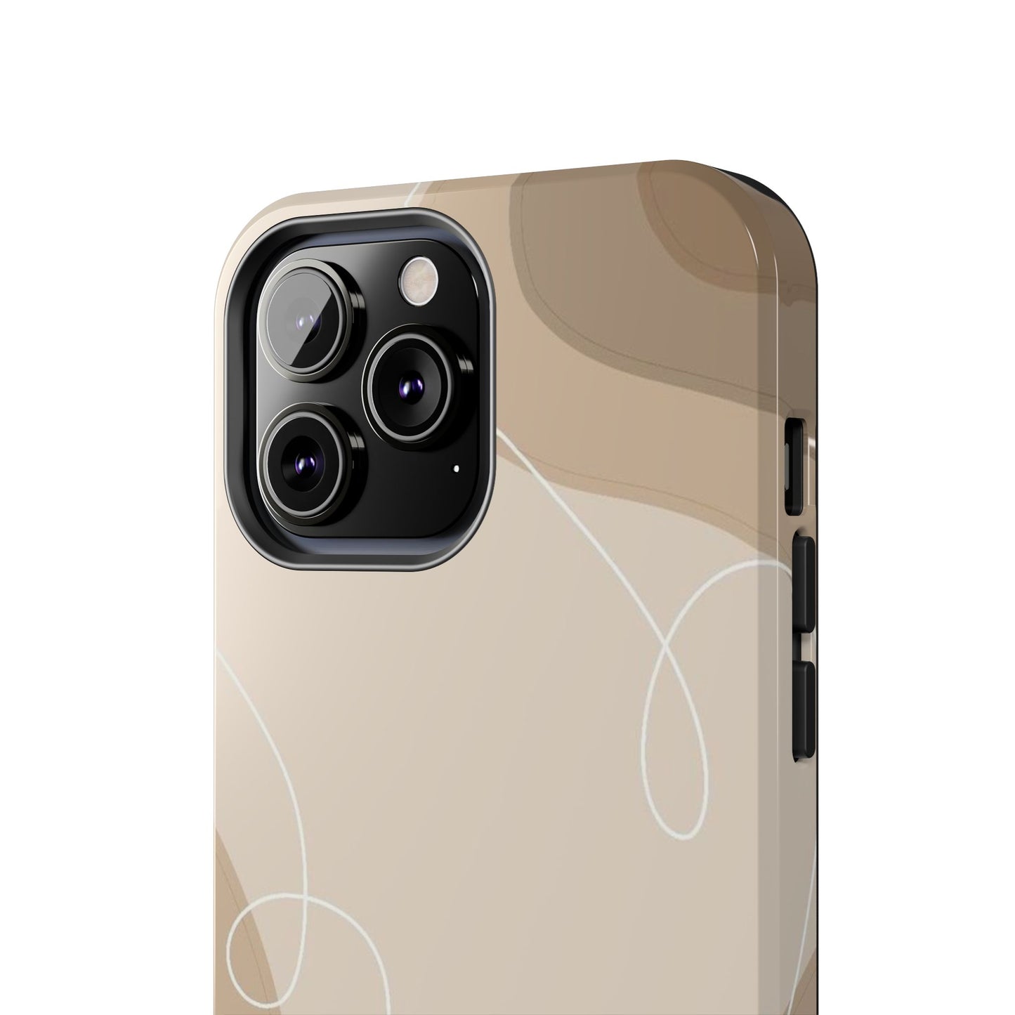 Abstract Wave Tough Phone Cases, Modern Phone Covers, Stylish Protective Cases, Gift for Her, Minimalist Design