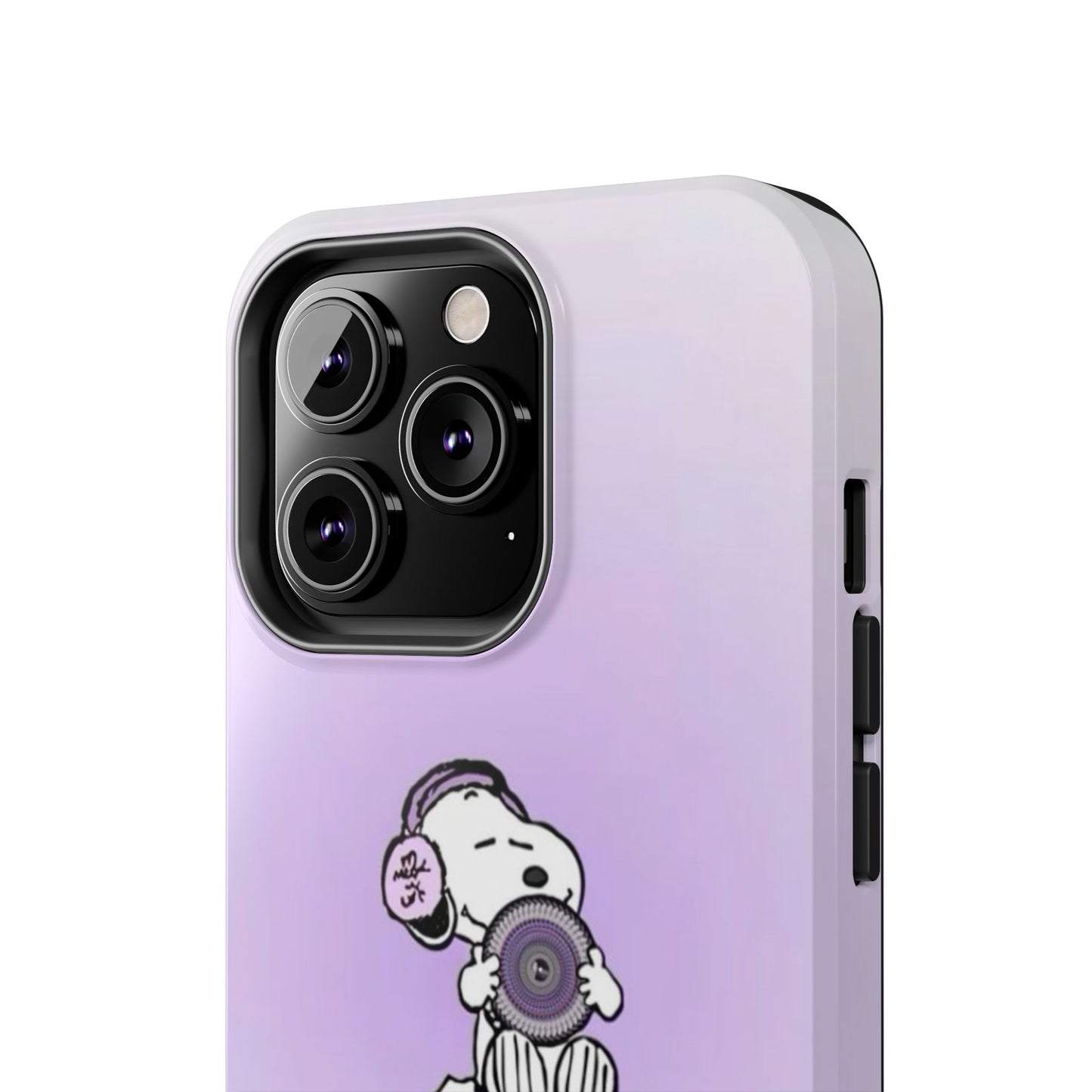 Snoopy Music Lover Phone Case, Cute Tough Phone Case, Gifts for Music Lovers, Cartoon Phone Covers, Vibrant Phone Accessories