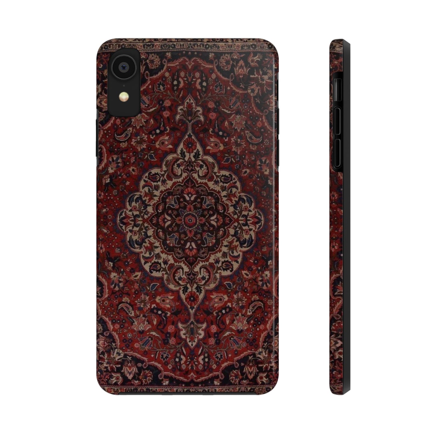 Bohemian Rug Pattern Tough Phone Case, Boho Chic Accessory, Stylish Phone Protection, Unique Gift Idea, Trendy Tech Gear