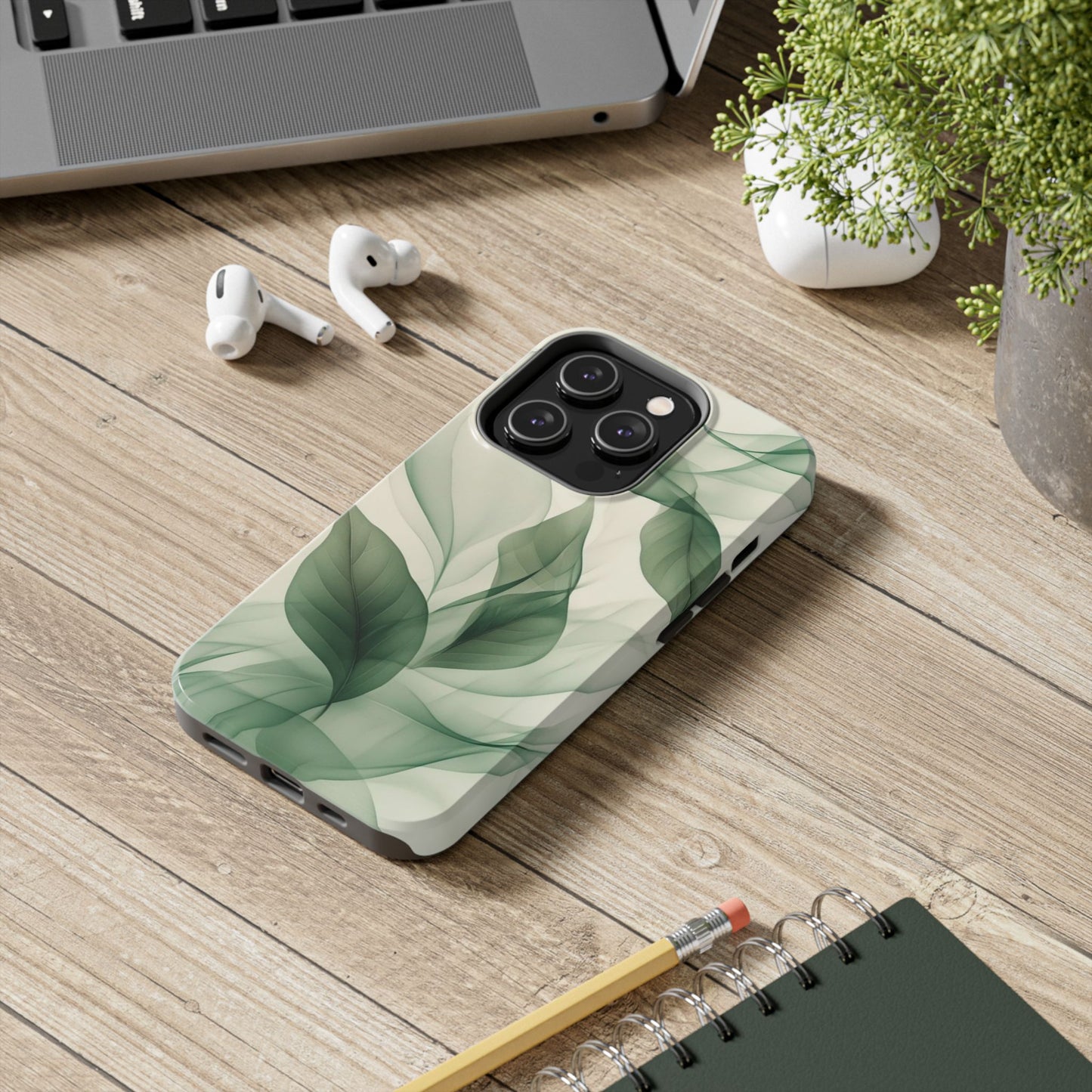 Elegant Leafy Tough Phone Cases | Nature-Inspired Accessories, Gift for Nature Lovers, Stylish Protection for Phones, Eco-Friendly Design