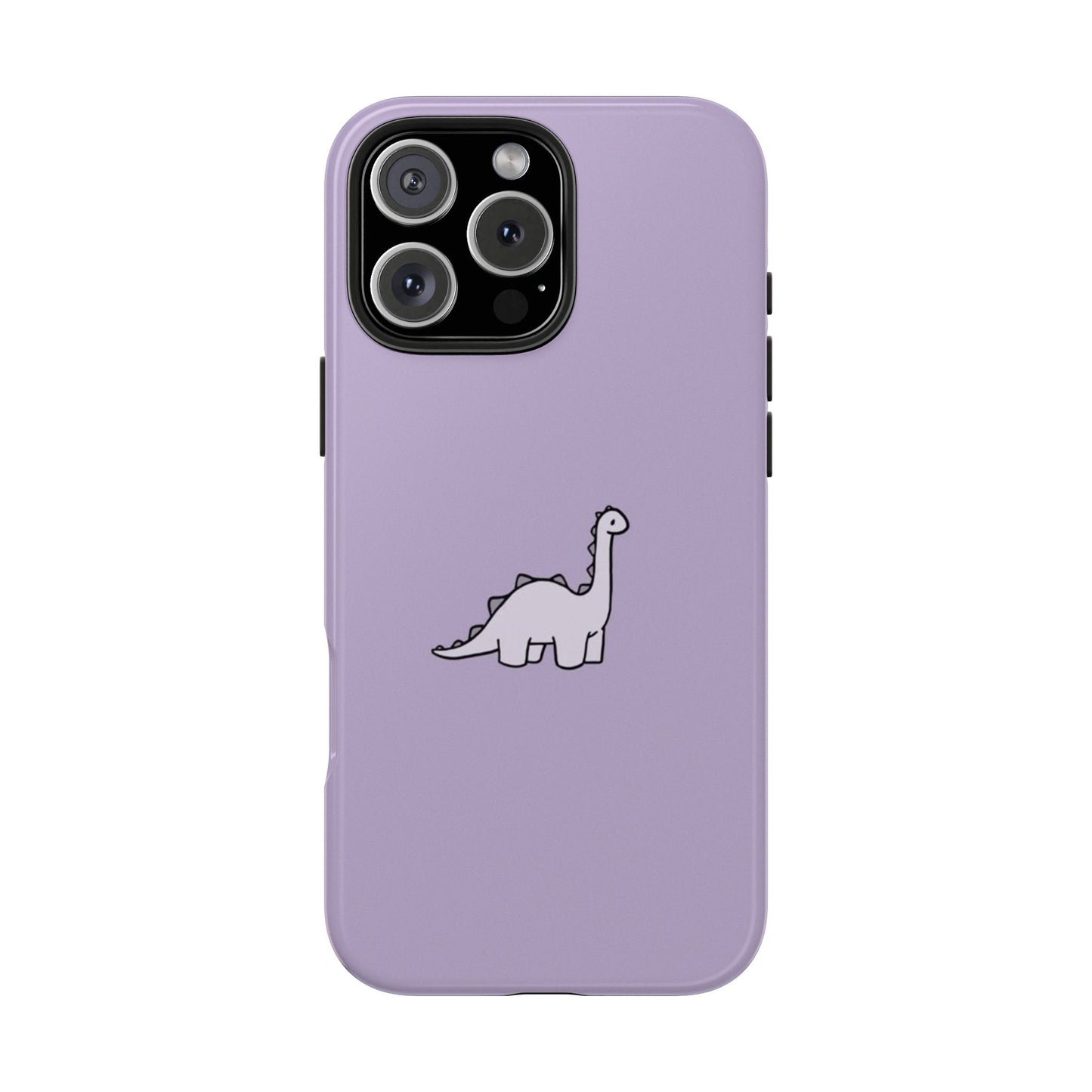 Cute Dinosaur Tough Phone Cases, Kid-Friendly Phone Covers, Dinosaur Gifts for Kids, Purple Phone Accessories, Durable Cases