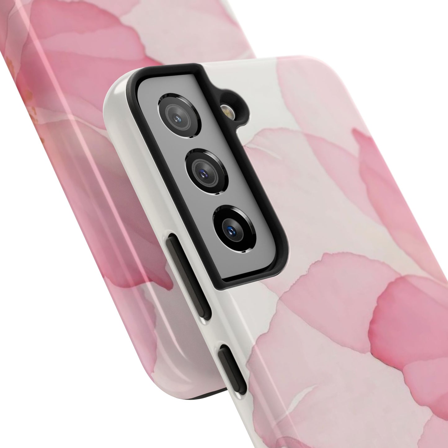 Floral Tough Phone Cases, Durable Phone Cover, Pink Flower Design, Gift for Her, Elegant Phone Accessory, Protect Your Phone