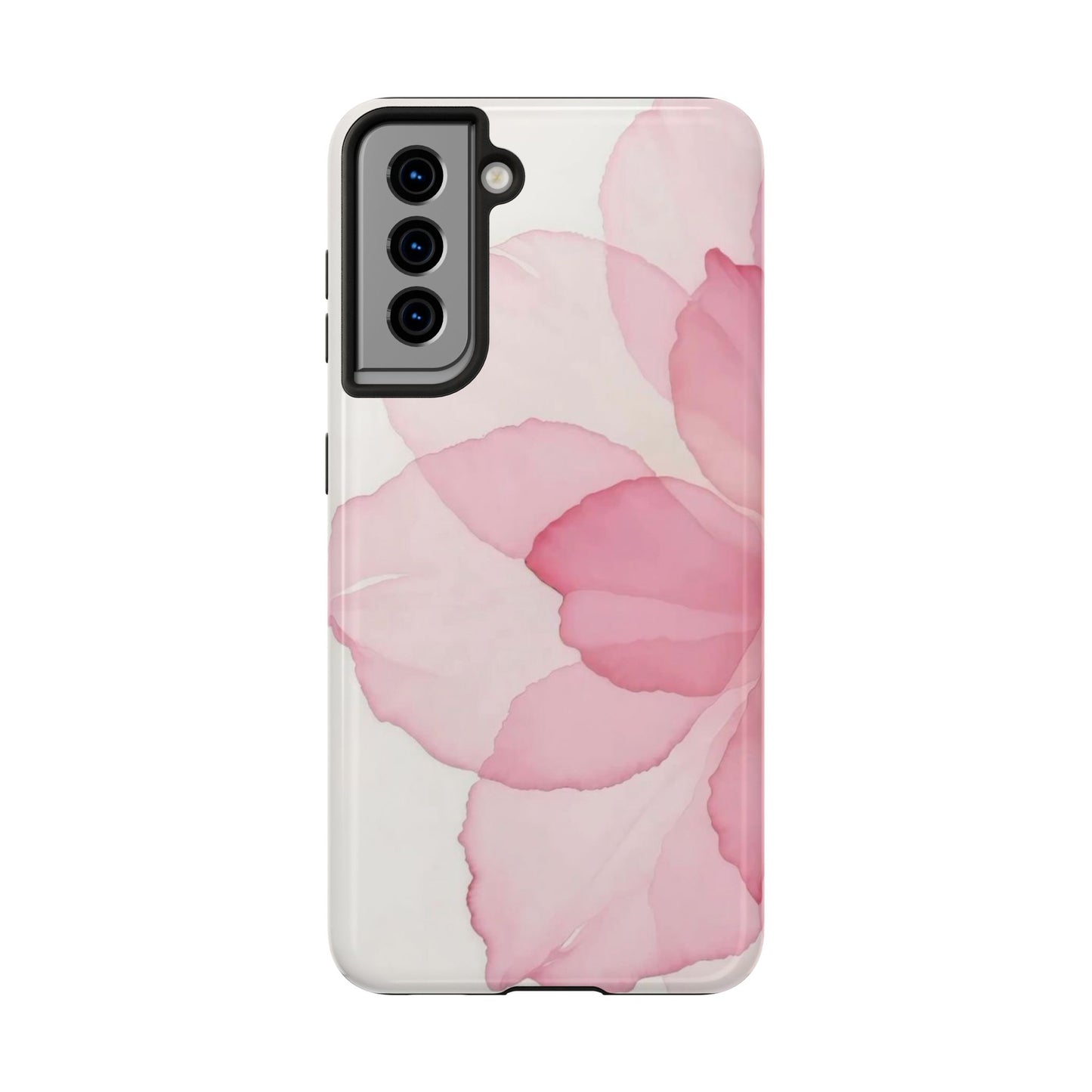 Floral Tough Phone Cases, Durable Phone Cover, Pink Flower Design, Gift for Her, Elegant Phone Accessory, Protect Your Phone