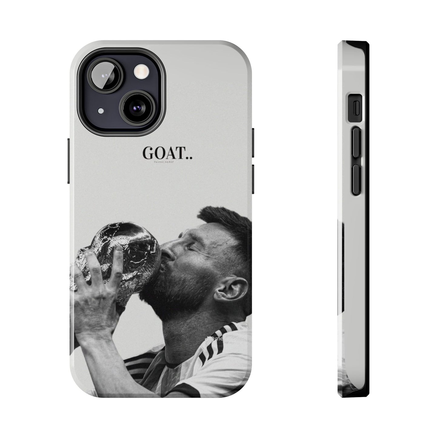Soccer GOAT Phone Case, Tough Phone Case, Sports Accessory, Gift for Soccer Fans, Mens Birthday Gift, Unique Phone Cover