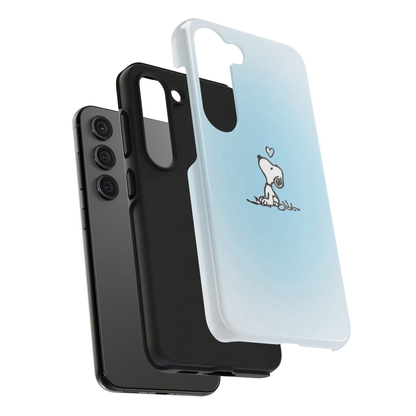 Snoopy Love Tough Phone Cases, Durable Phone Covers for Dog Lovers, Cute Gift for Birthdays, Valentine's Day, Pet Enthusiasts