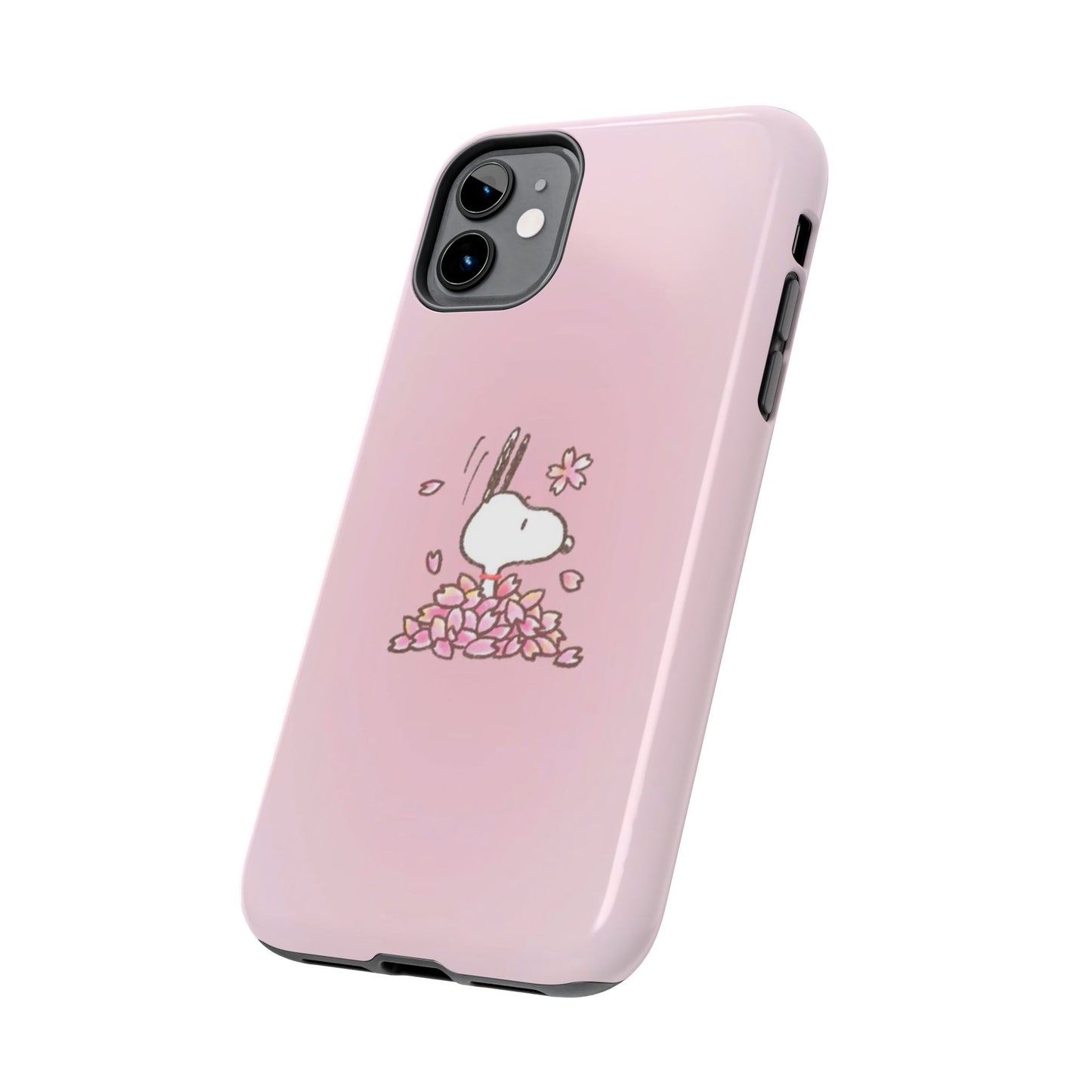 Cute Bunny Floral Tough Phone Cases, Spring Accessories, Gift for Her, Durable Cell Case, Pet Lovers, Unique Spring Decor