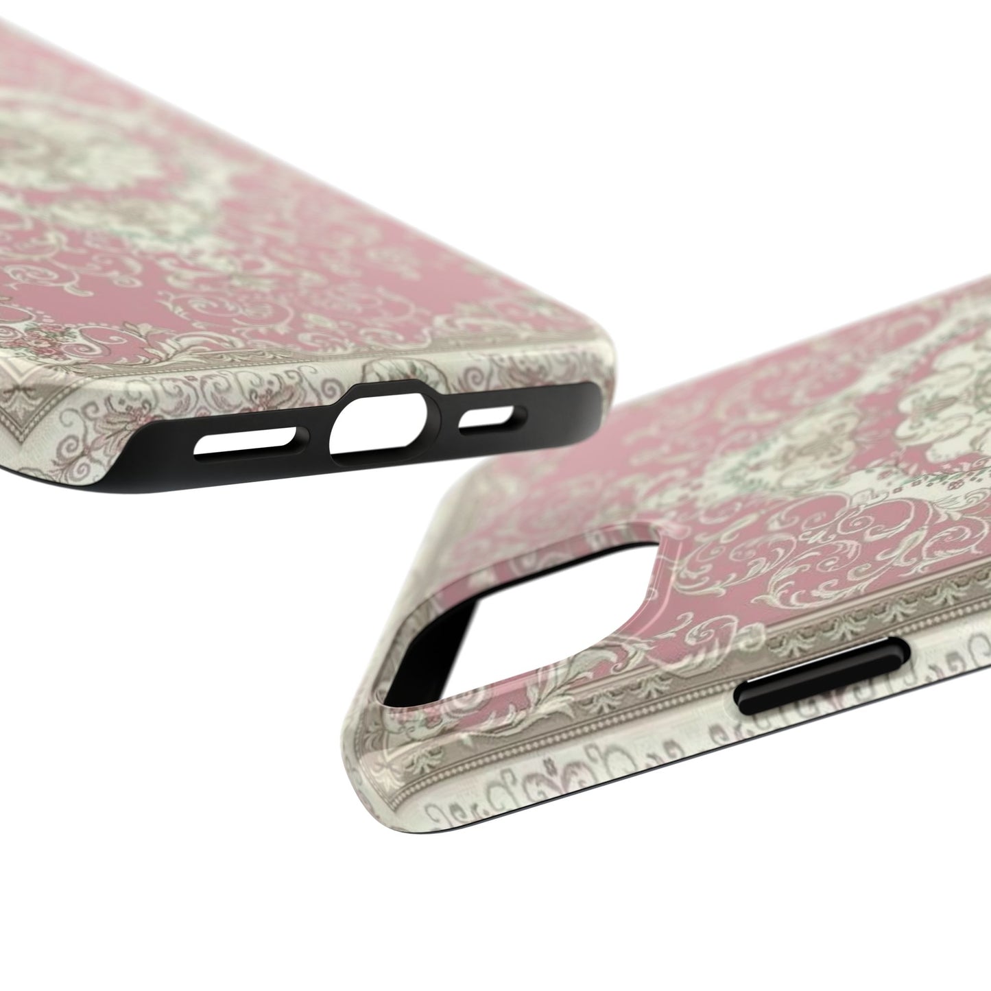 Elegant Floral Tough Phone Cases, Stylish Phone Covers, Durable Tech Accessories, Decorative Phone Protection, Trendy Gift for Her