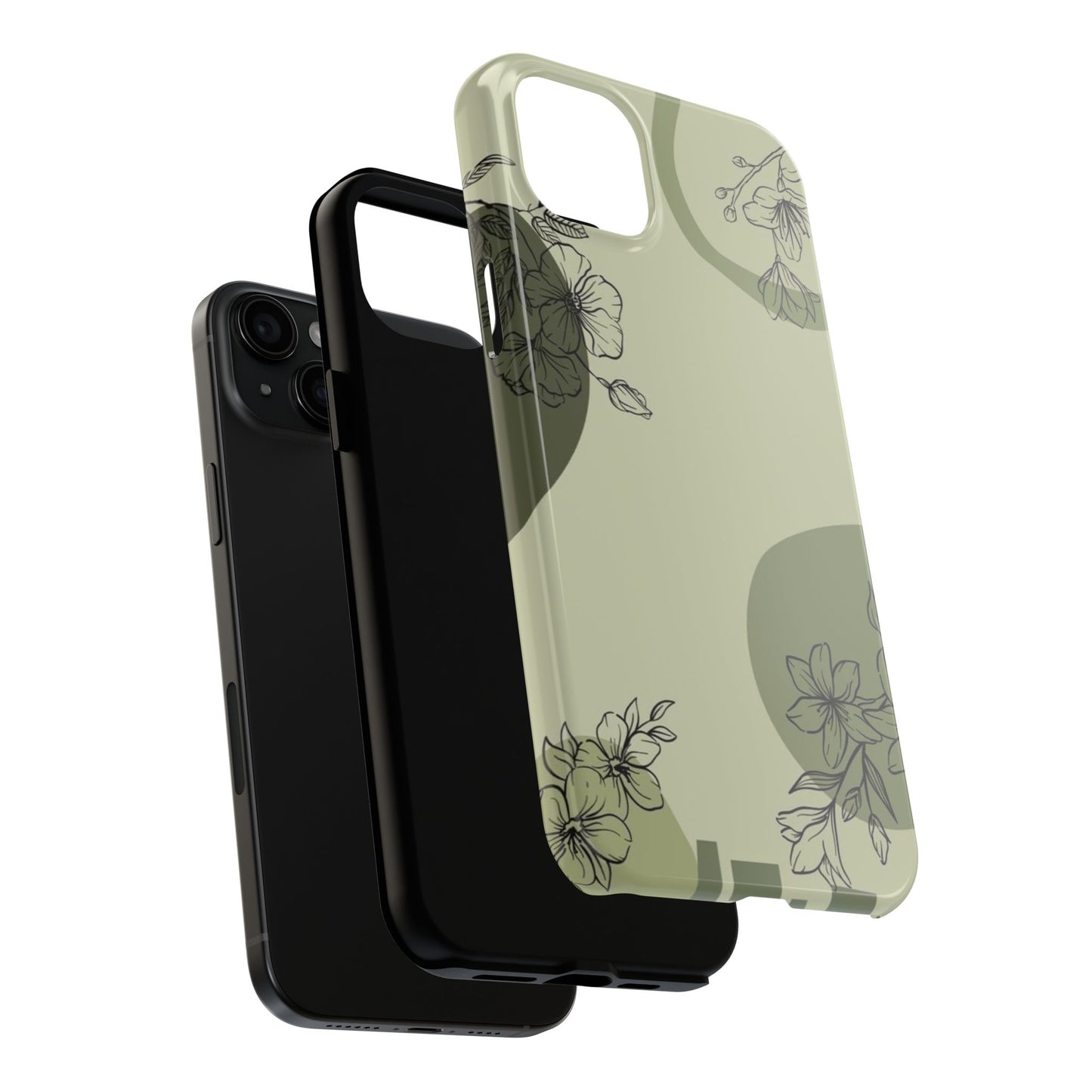 Floral Tough Phone Cases | Stylish Phone Protection | Gift for Her | Eco-friendly Accessories | Trendy Phone Cover