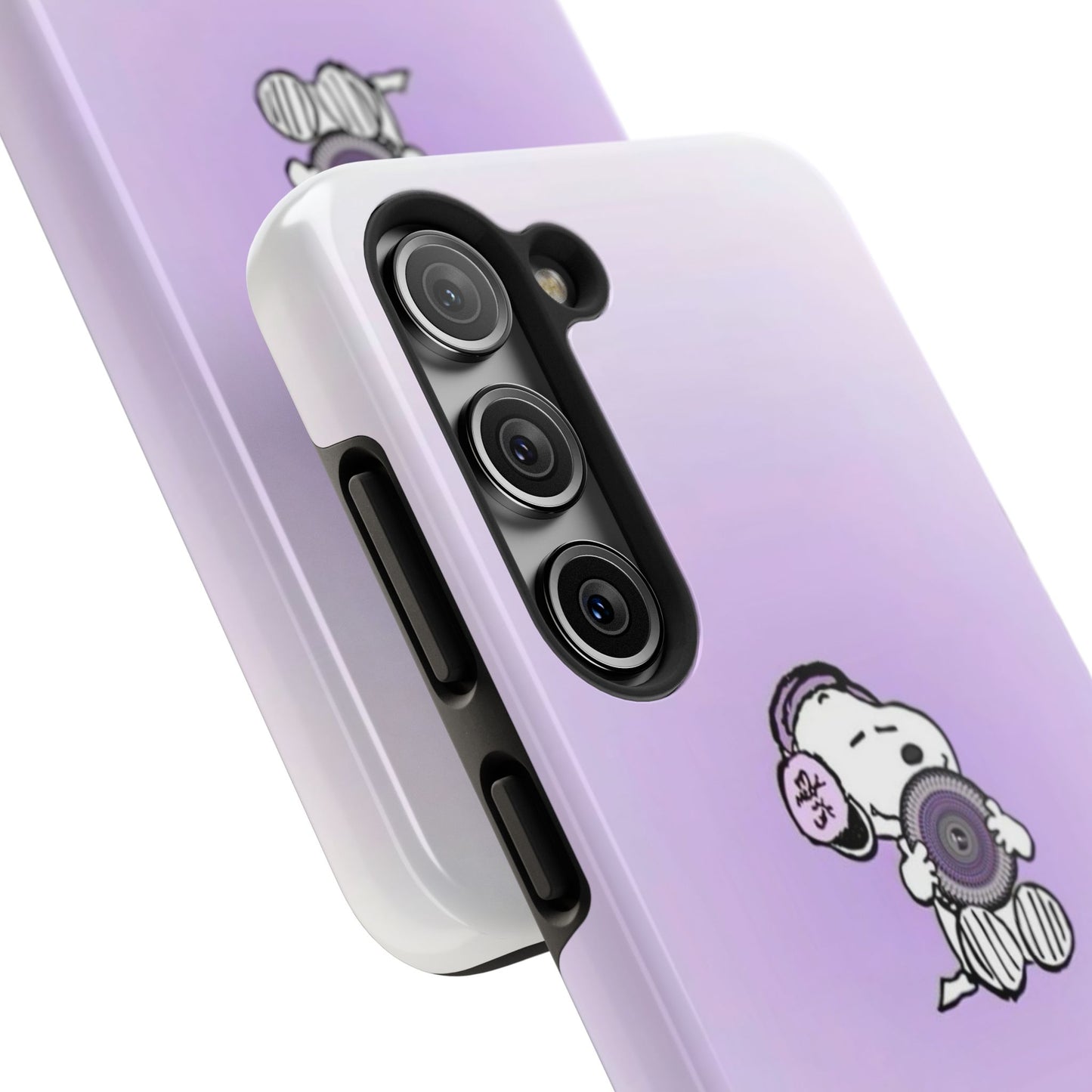 Snoopy Music Lover Phone Case, Cute Tough Phone Case, Gifts for Music Lovers, Cartoon Phone Covers, Vibrant Phone Accessories