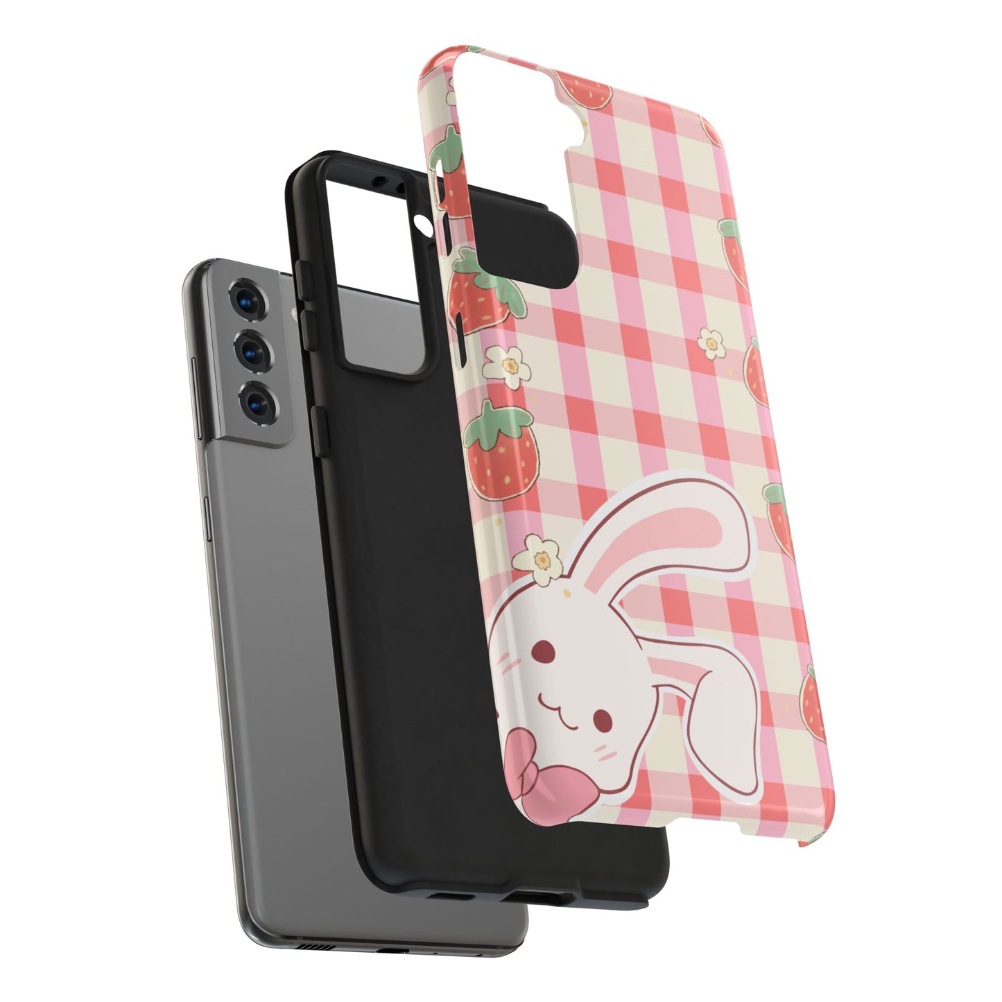 Cute Strawberry Bunny Phone Case