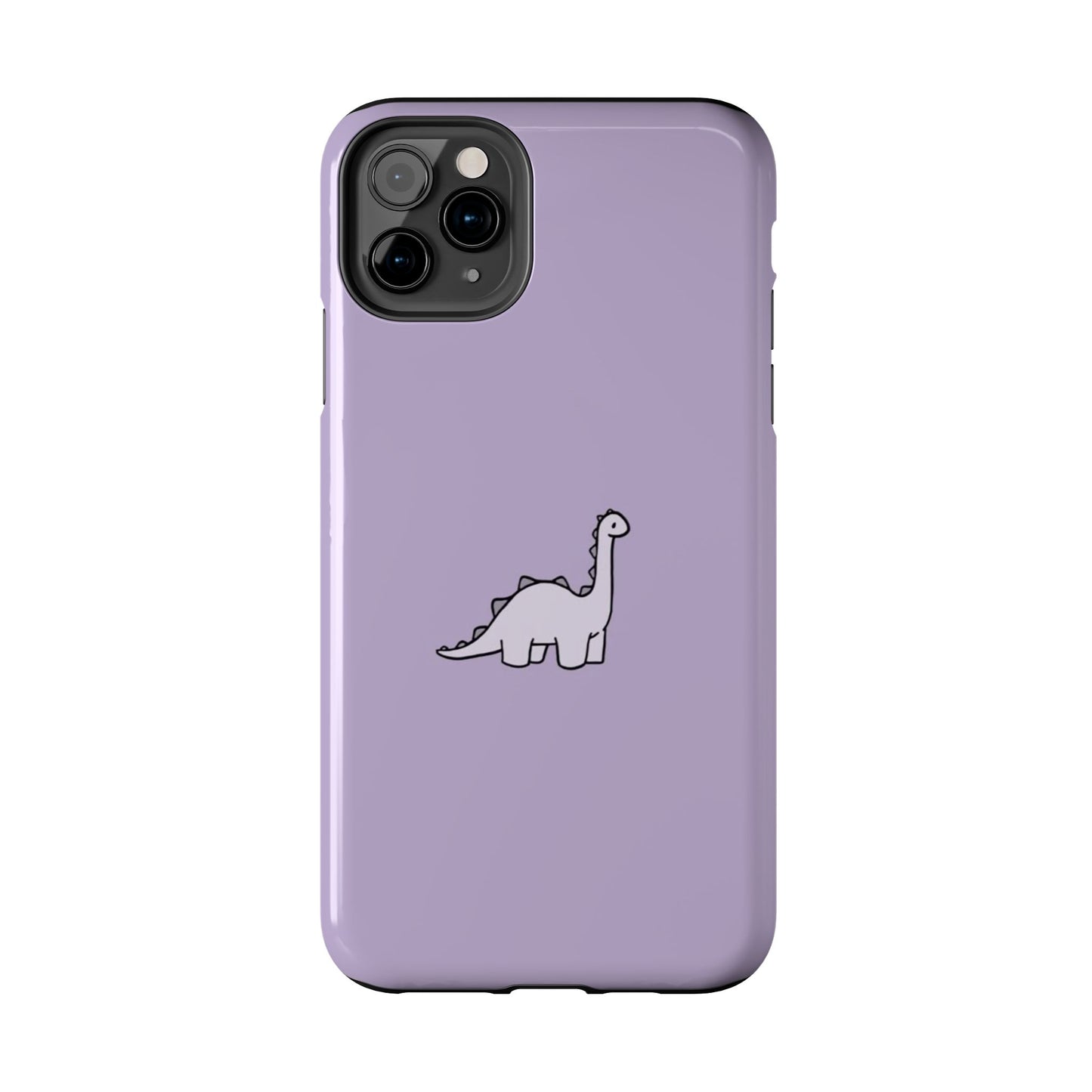 Cute Dinosaur Tough Phone Cases, Kid-Friendly Phone Covers, Dinosaur Gifts for Kids, Purple Phone Accessories, Durable Cases
