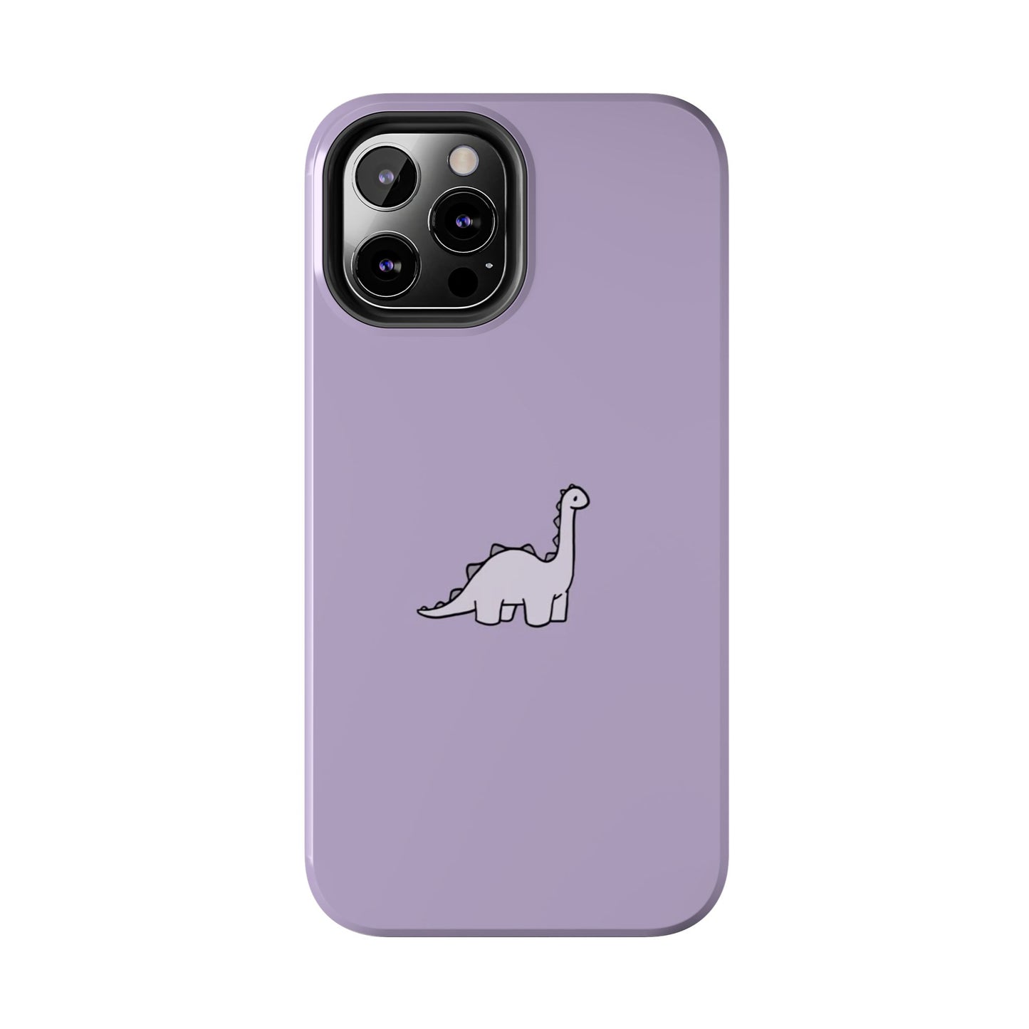 Cute Dinosaur Tough Phone Cases, Kid-Friendly Phone Covers, Dinosaur Gifts for Kids, Purple Phone Accessories, Durable Cases