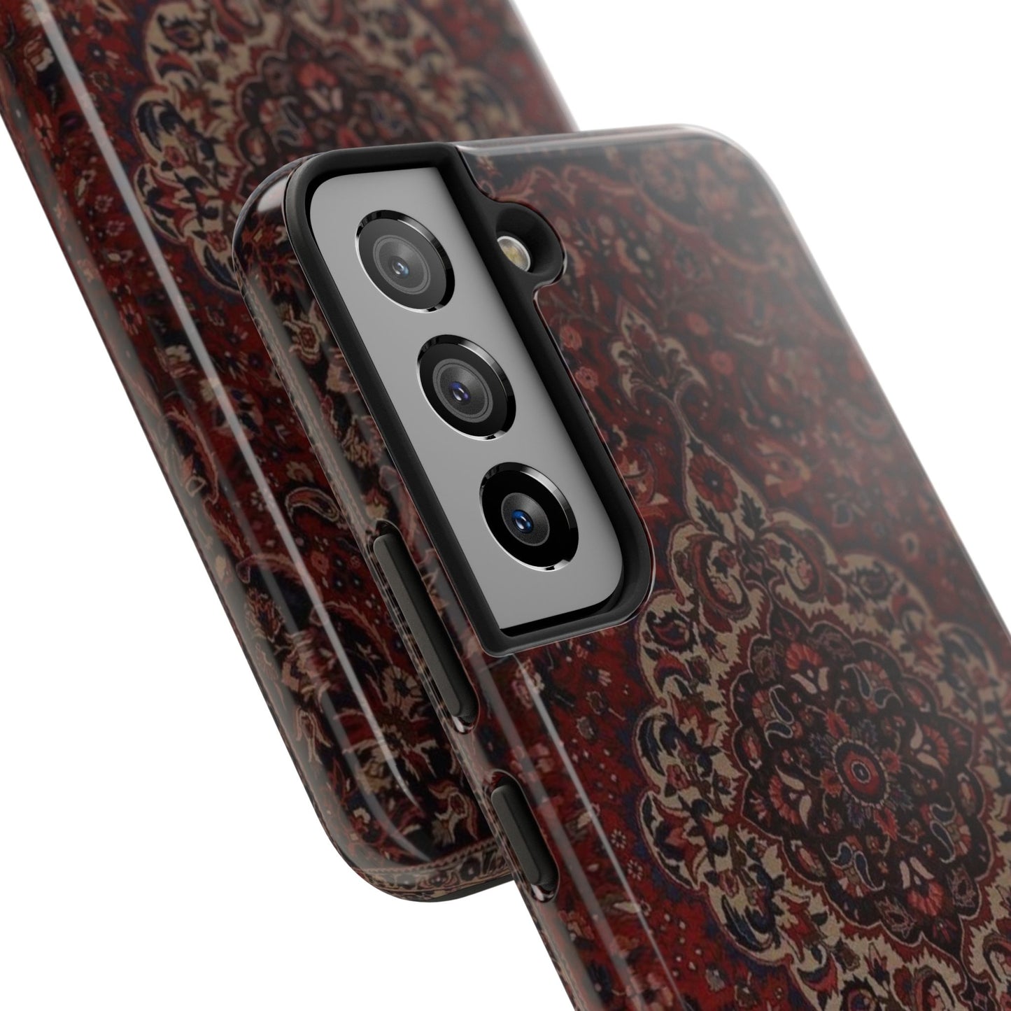 Bohemian Rug Pattern Tough Phone Case, Boho Chic Accessory, Stylish Phone Protection, Unique Gift Idea, Trendy Tech Gear