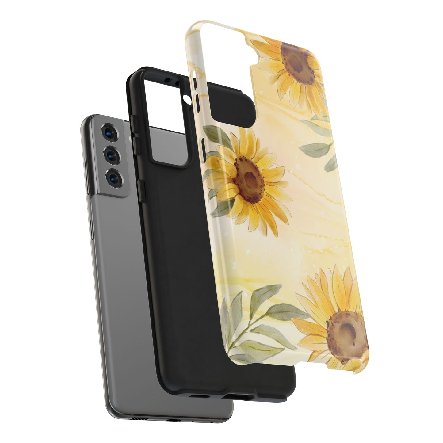 Sunflower Tough Phone Case - Floral Phone Cover, Fall Gift, Durable Phone Case, Stylish Accessory, Nature Lover Gift
