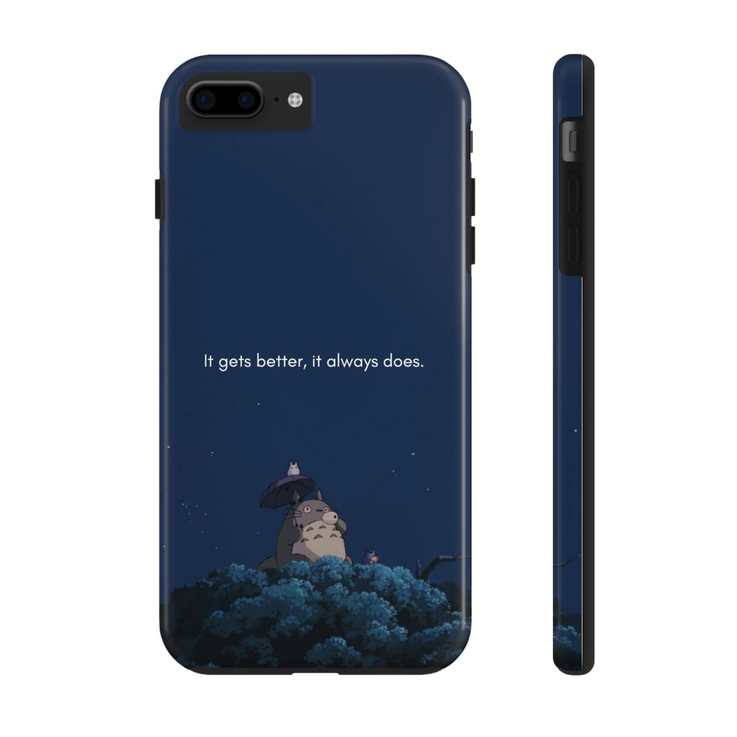 Motivational Tough Phone Cases, Anime-inspired Phone Case, Unique Gift for Friends, Phone Accessory, Encouraging Quote