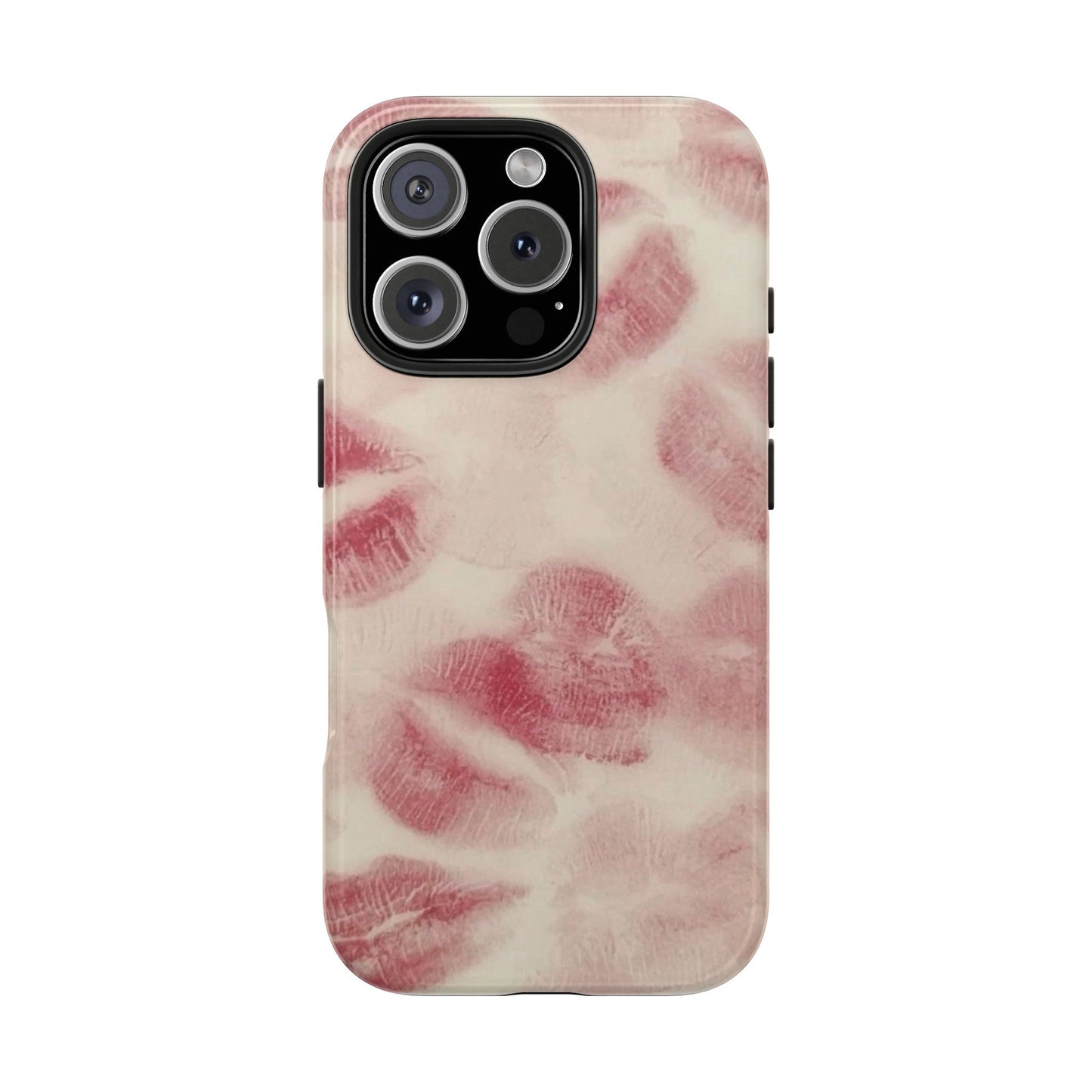 Stylish Kiss Print Phone Cases | Chic Mobile Covers for Trendy Users, Gift for Her, Protective Case, Birthday Present, Valentine's Day