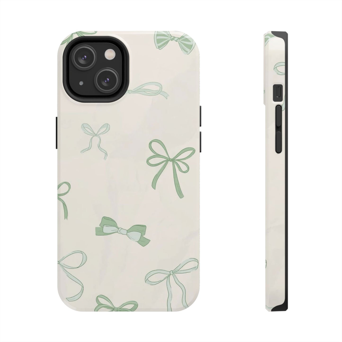 Delicate Bow Phone Cases, Floral Phone Covers, Cute Tech Accessories, Gift for Her, Pastel Aesthetic, Birthday Gifts