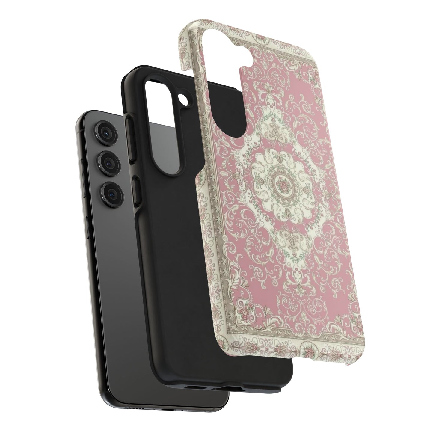 Elegant Floral Tough Phone Cases, Stylish Phone Covers, Durable Tech Accessories, Decorative Phone Protection, Trendy Gift for Her