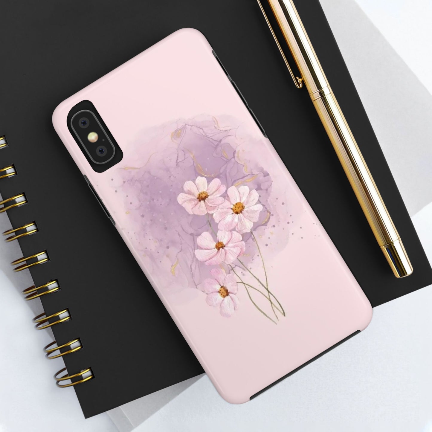 Floral Tough Phone Cases, Protective Phone Cover, Flower Design Case, Stylish Gift for Her, Mother’s Day, Birthday Present