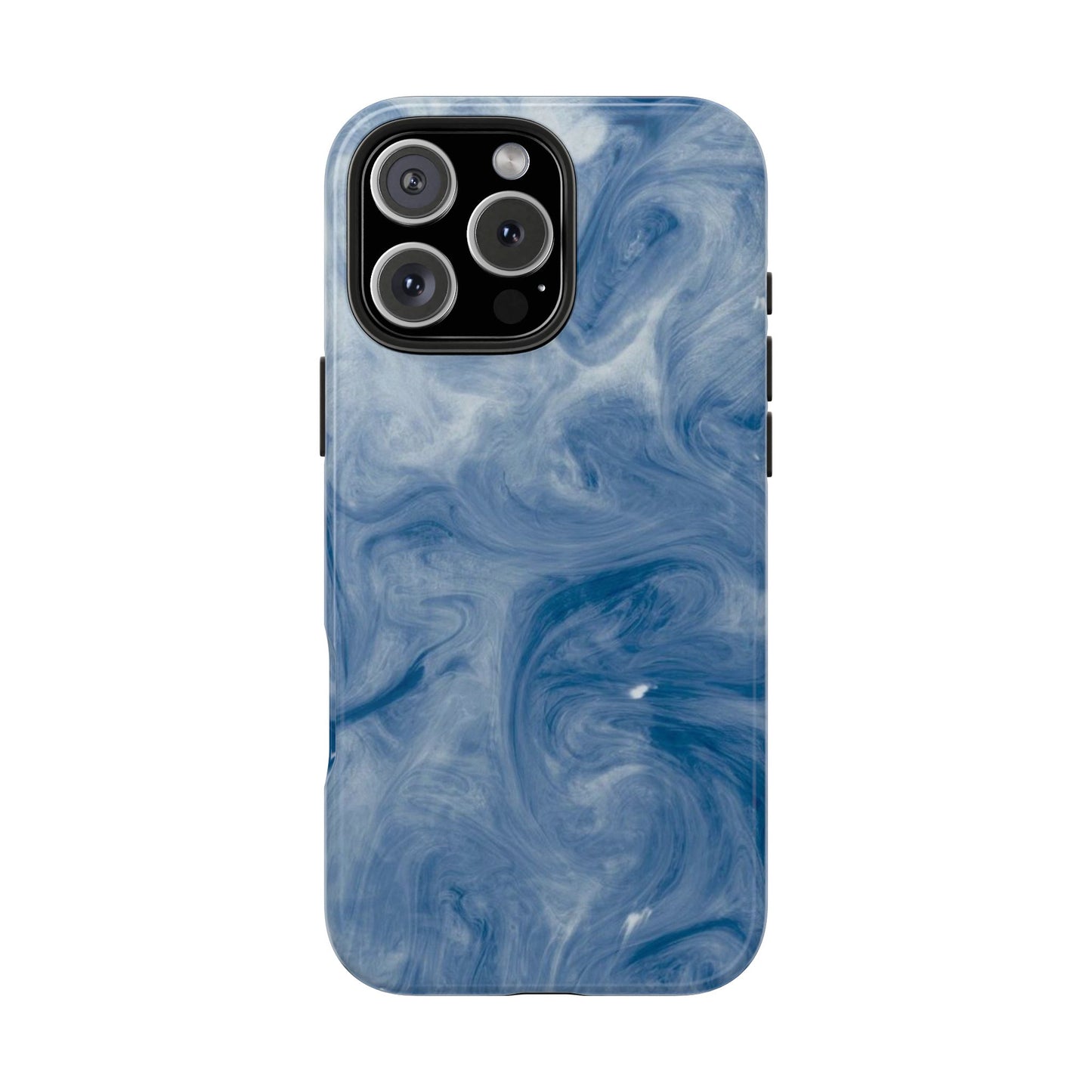 Marble Blue Tough Phone Cases, Phone Protection, Unique Design, Fashion Accessory, Gift for Her, Trendy Smartphone Cover