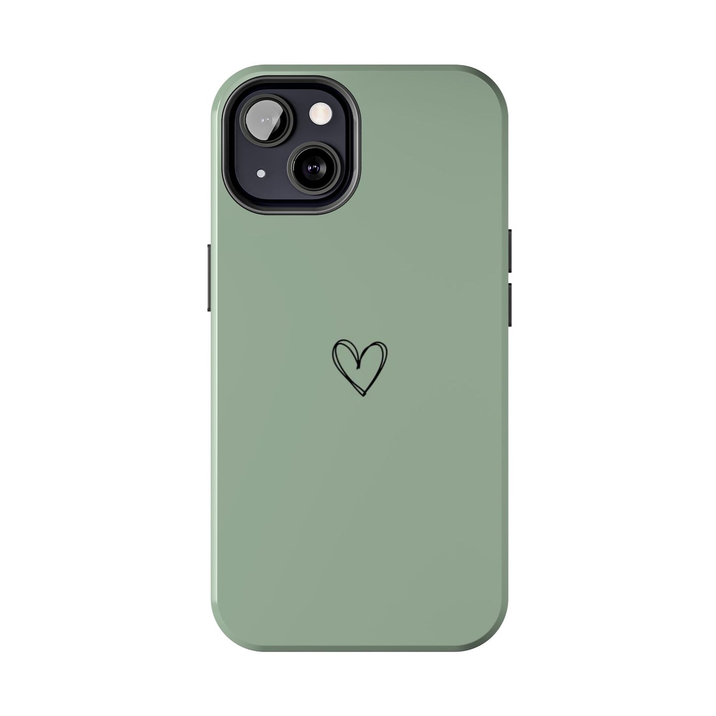 Stylish Tough Phone Cases with Heart Design, Cute Mobile Covers, Unique Gifts for Him/Her, Durable Accessories, Birthday/Friends/Valentine's